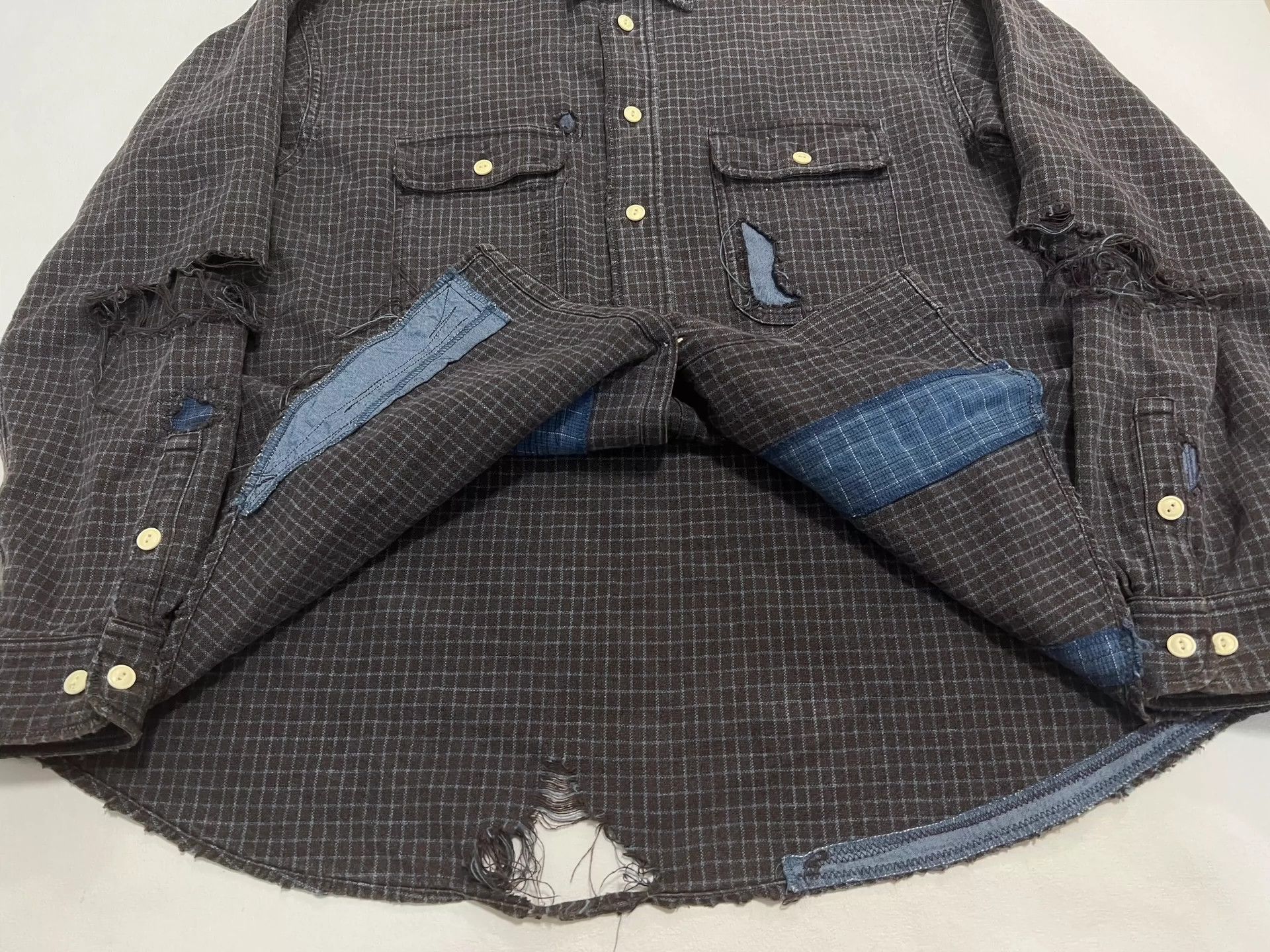 Visvim visvim 20 ict grand river shirt Size US S / EU 44-46 / 1 - 3 Thumbnail