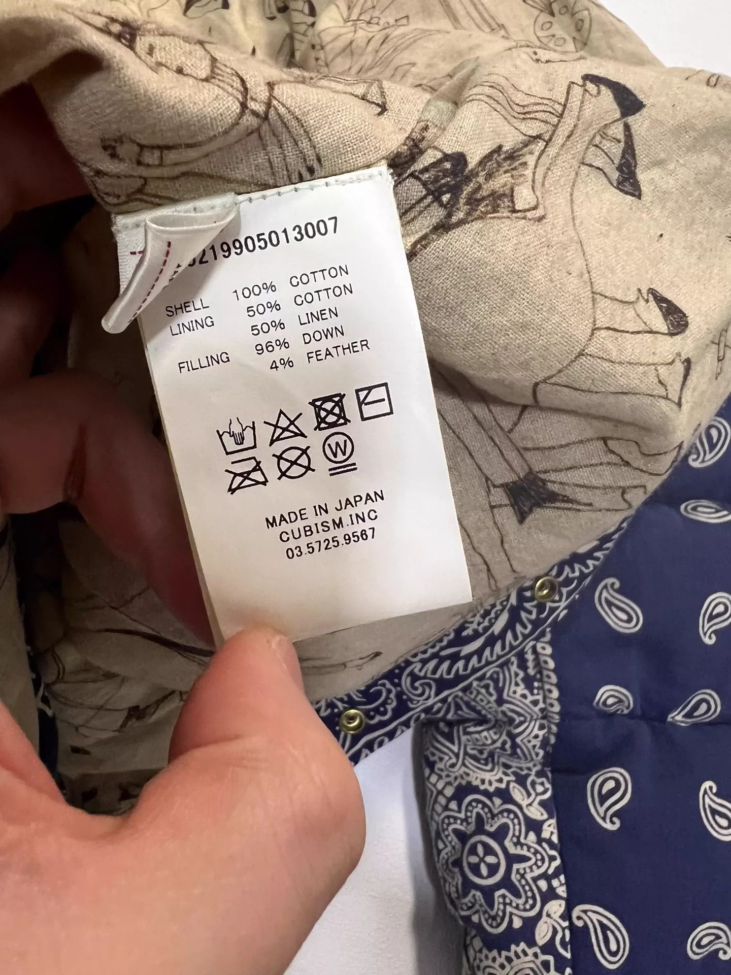 Visvim visvim 19 ict kerchief down jkt Size US L / EU 52-54 / 3 - 8 Thumbnail