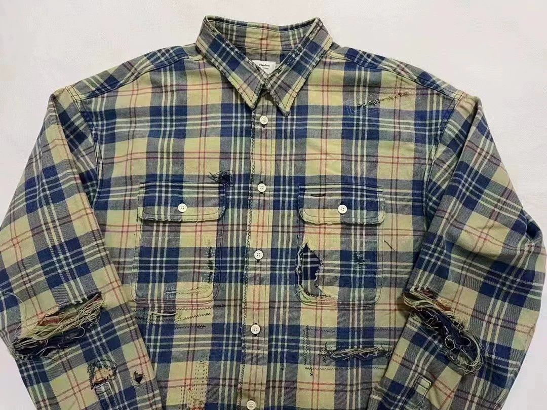 Visvim VISVIM 21AW LUMBER CHECK L/S CRASH Size US XXL / EU 58 / 5 - 3 Thumbnail