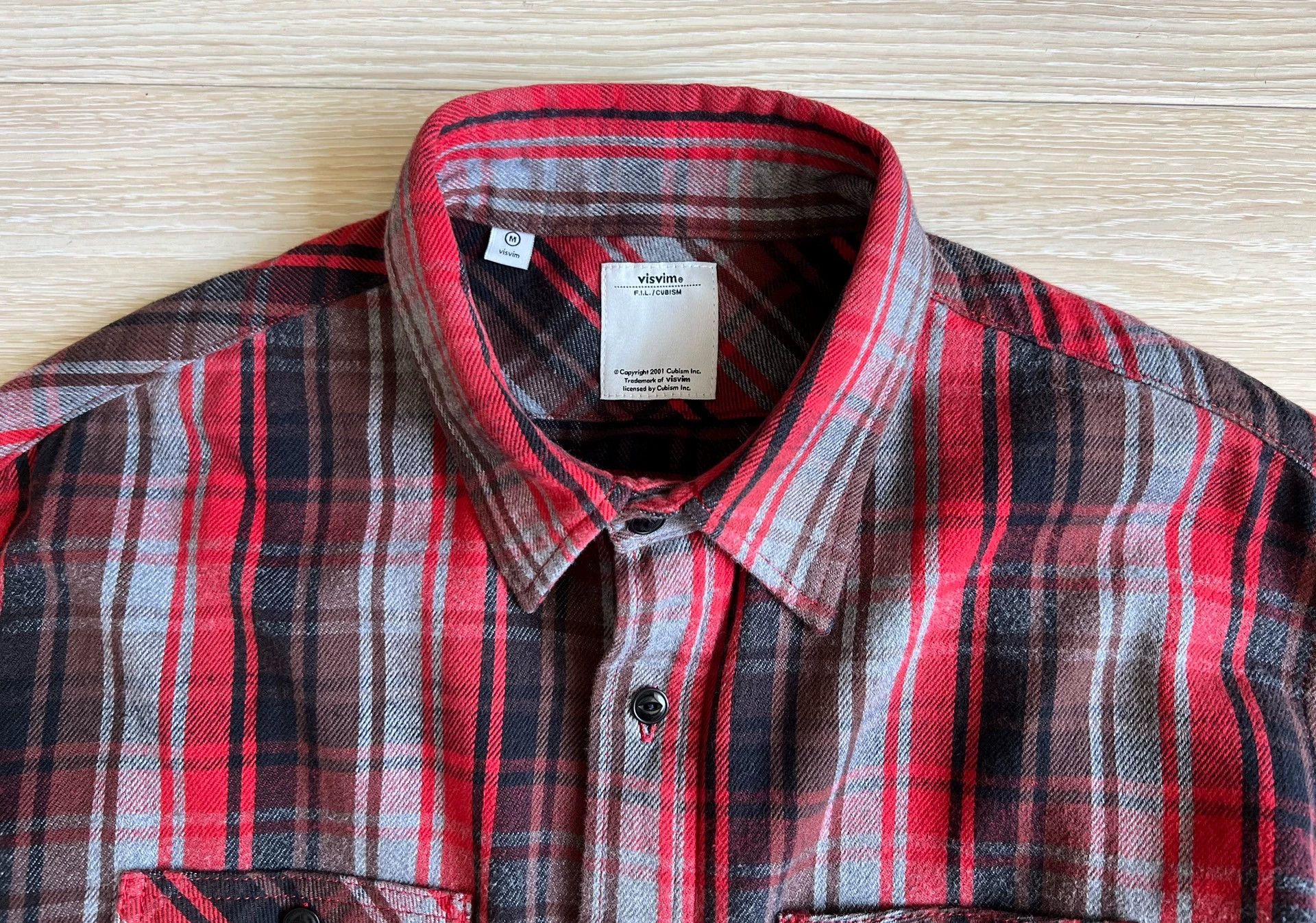 Visvim visvim plaid striped pocket shirt Size US M / EU 48-50 / 2 - 4 Thumbnail