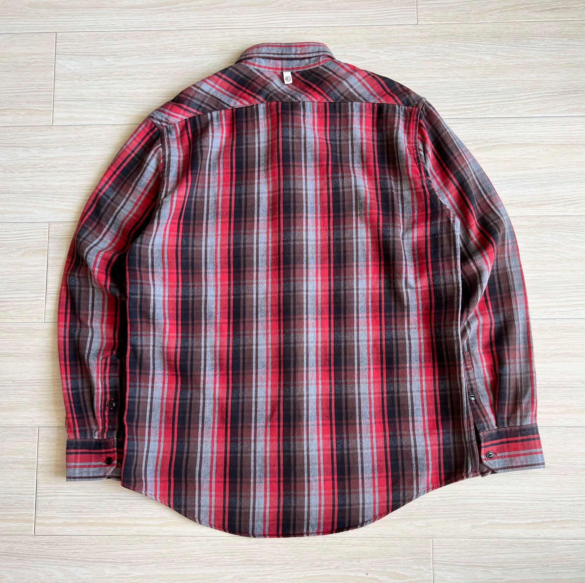 Visvim visvim plaid striped pocket shirt Size US M / EU 48-50 / 2 - 3 Thumbnail