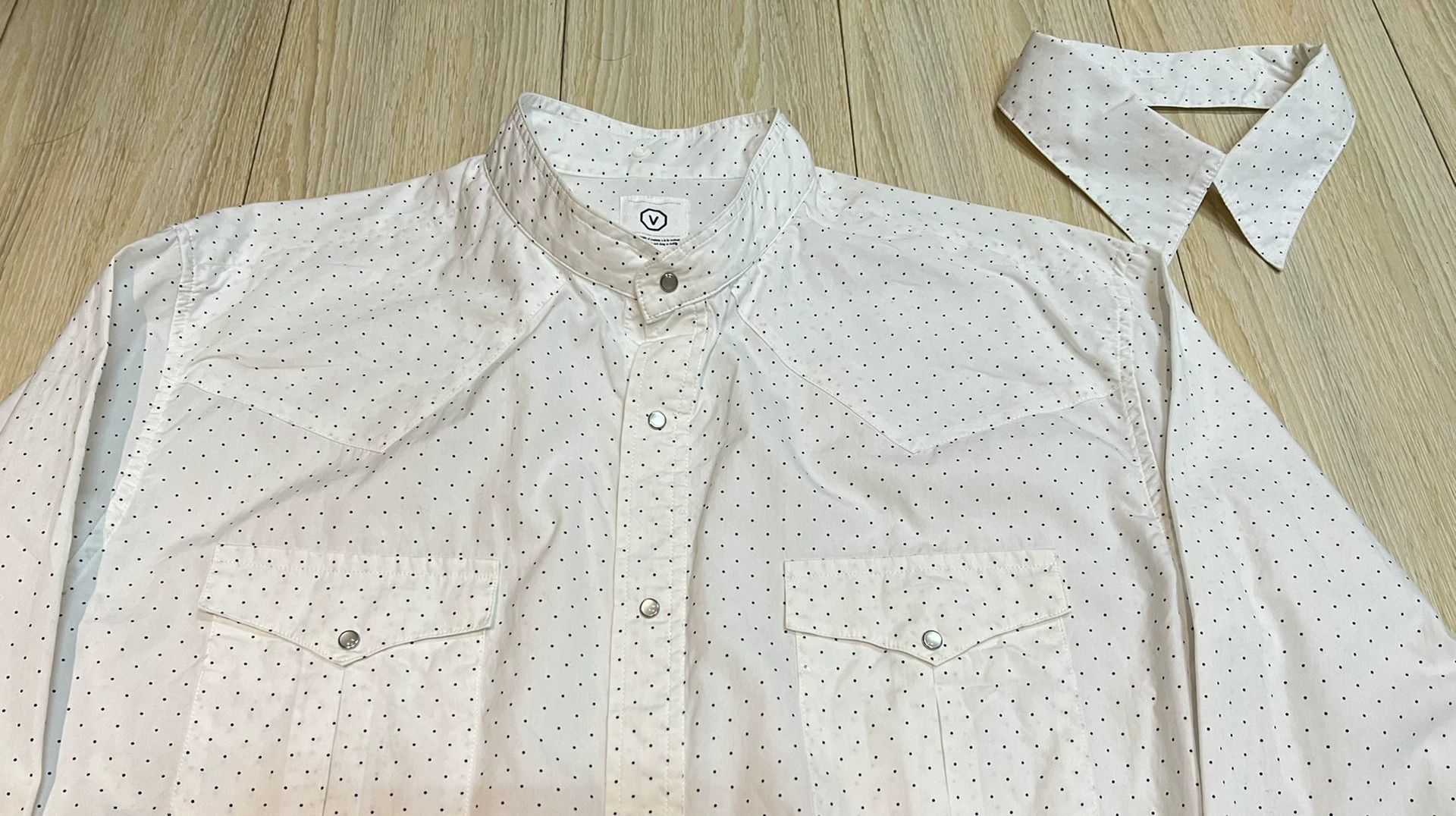 Visvim visvim removable collar polka-dot pocket shirt Size US L / EU 52-54 / 3 - 4 Thumbnail