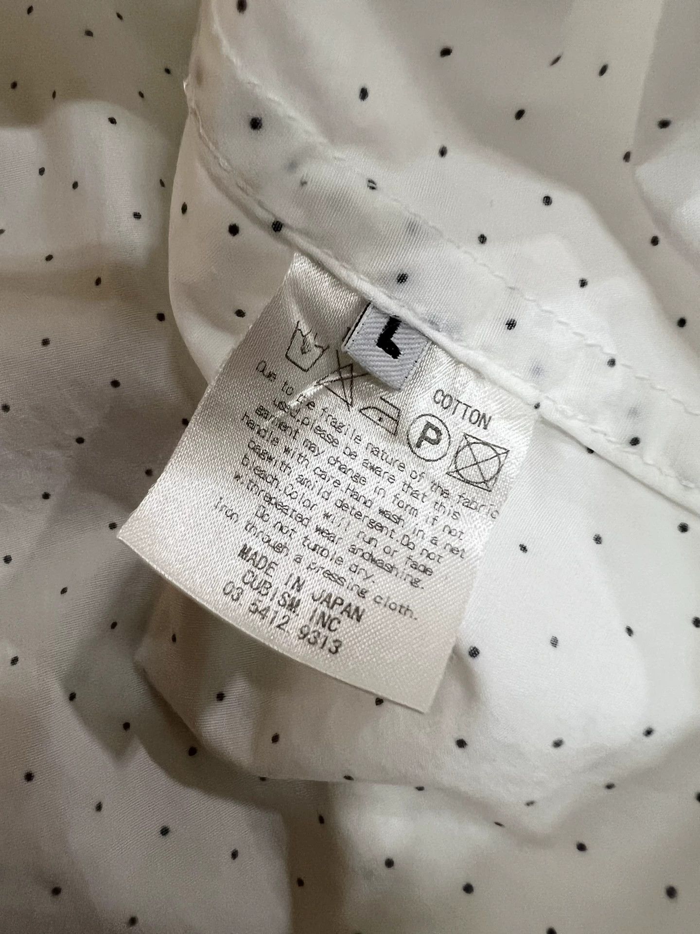Visvim visvim removable collar polka-dot pocket shirt Size US L / EU 52-54 / 3 - 7 Thumbnail