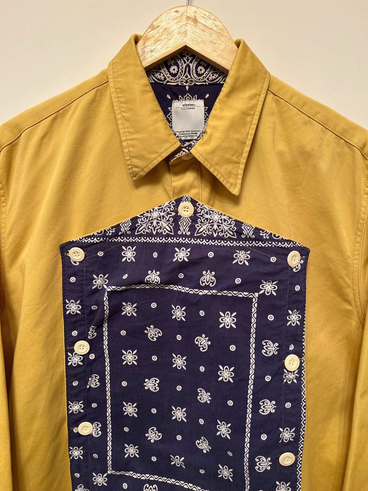 Visvim visvim Cashew flower splicing removable 2way long sleeve shirt Size US XL / EU 56 / 4 - 3 Thumbnail