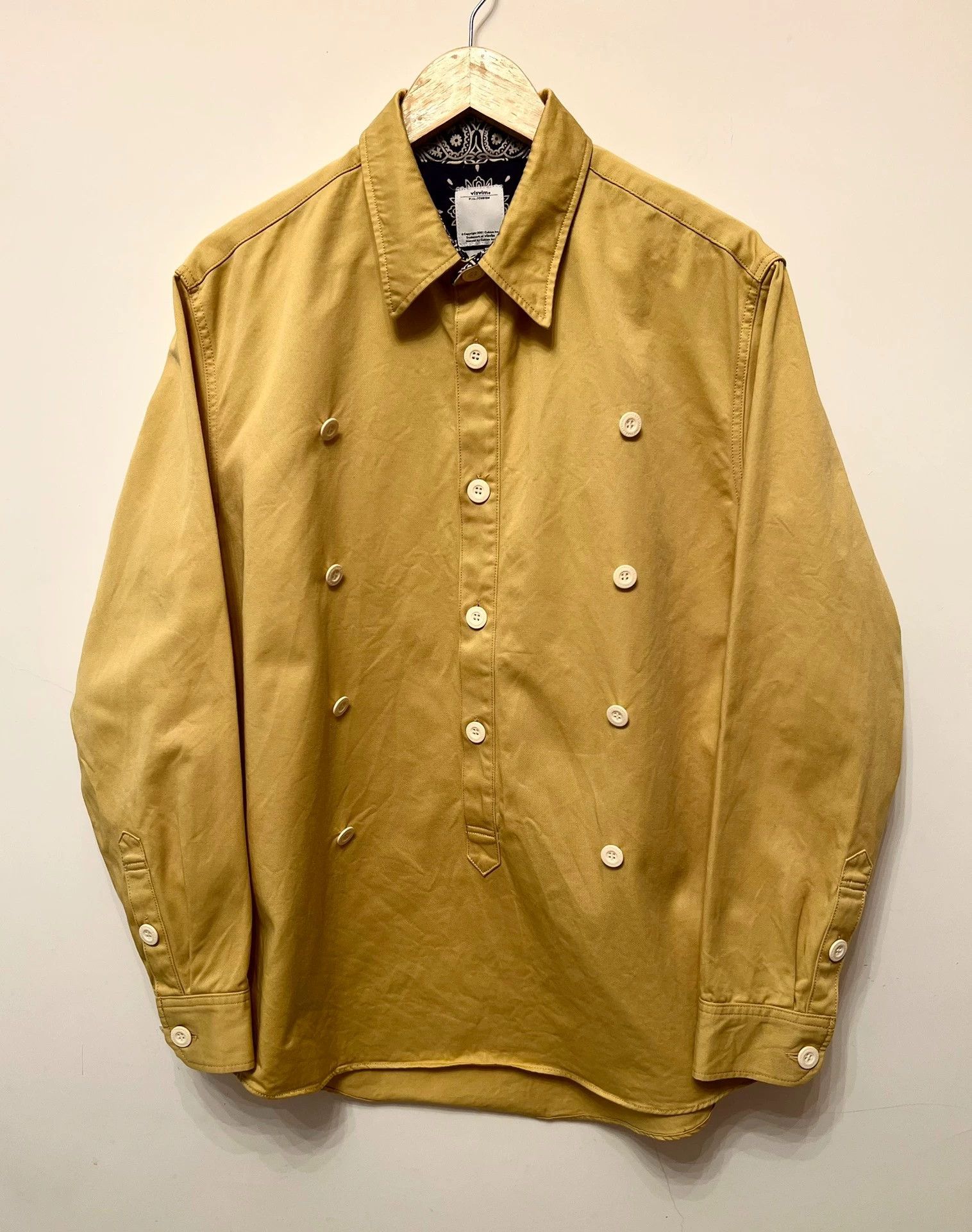 Visvim visvim Cashew flower splicing removable 2way long sleeve shirt Size US XL / EU 56 / 4 - 4 Thumbnail