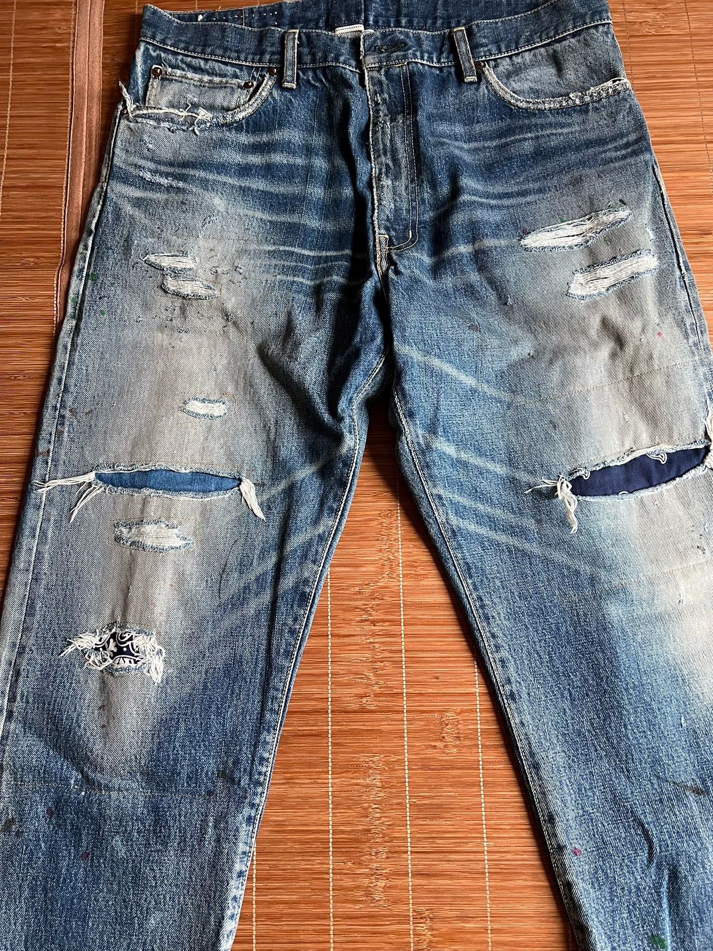 Visvim visvim 22aw ict journeyman jm cashew flower Cow King jeans Size US 34 / EU 50 - 2 Thumbnail