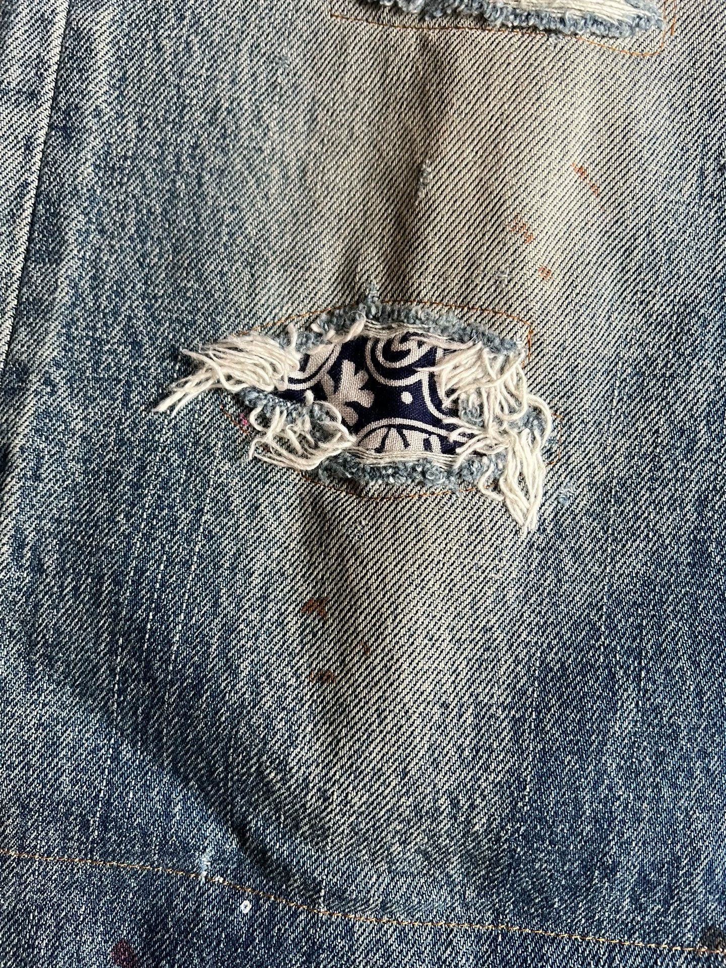 Visvim visvim 22aw ict journeyman jm cashew flower Cow King jeans Size US 34 / EU 50 - 3 Thumbnail