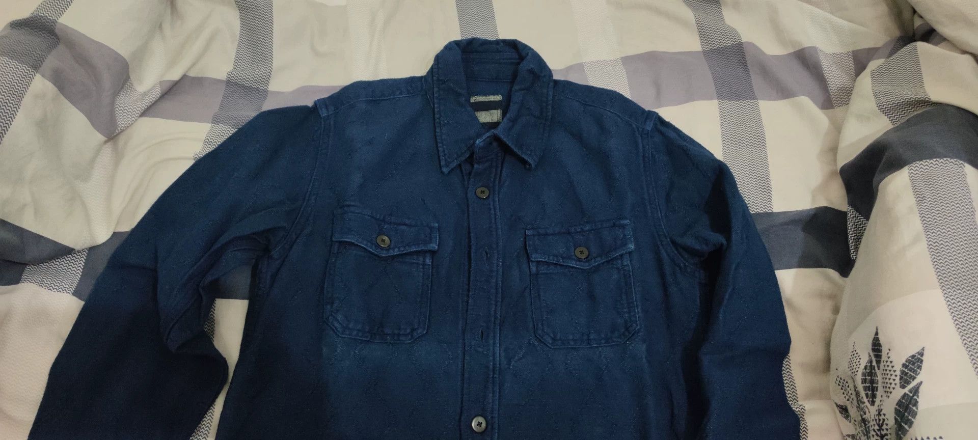 Visvim visvim ICT BLACK ELK FLANNEL shirt in blue Size US S / EU 44-46 / 1 - 2 Thumbnail