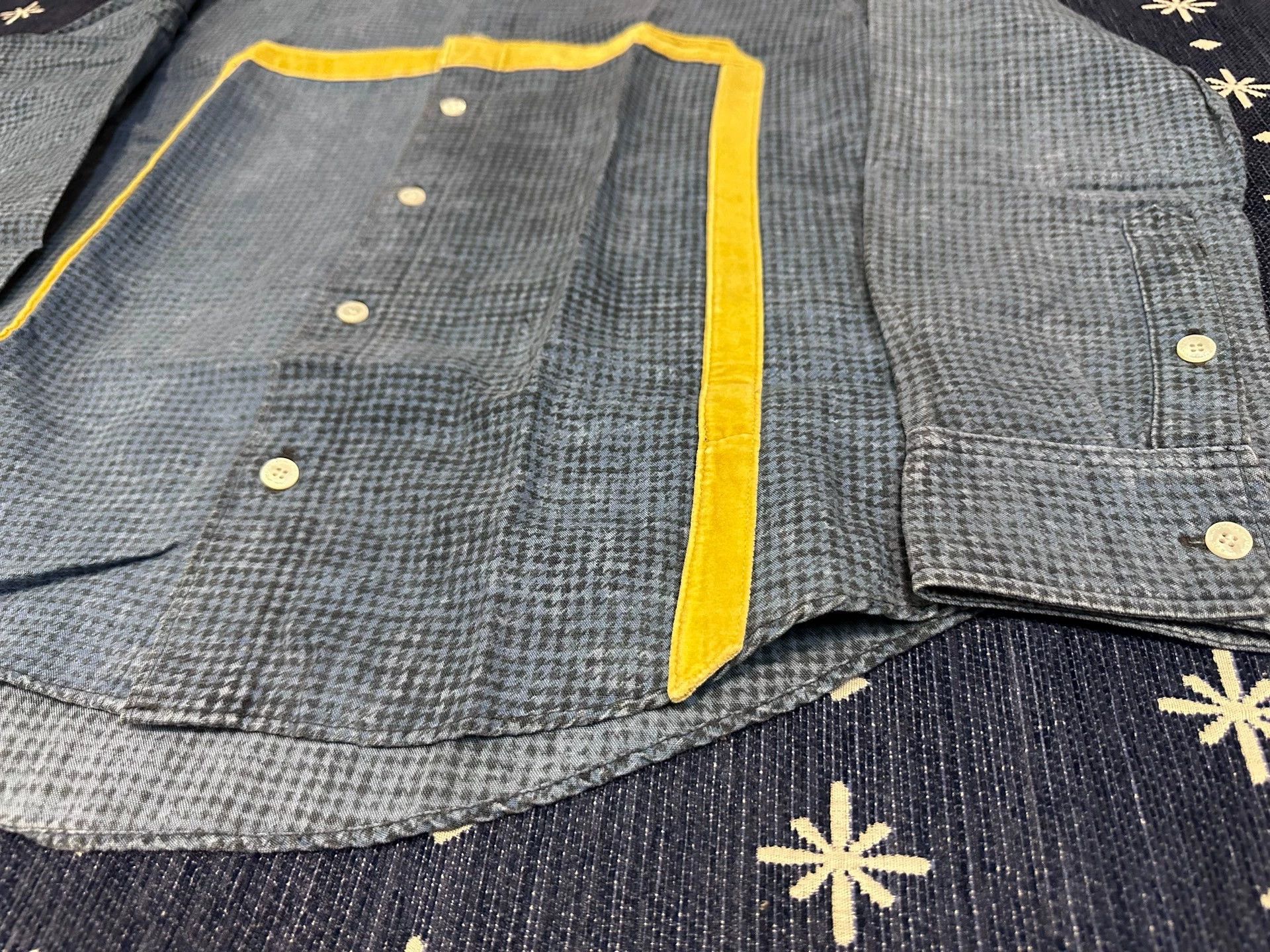 Visvim visvim 5-nation shirt l/s indigo dye Size US S / EU 44-46 / 1 - 2 Thumbnail