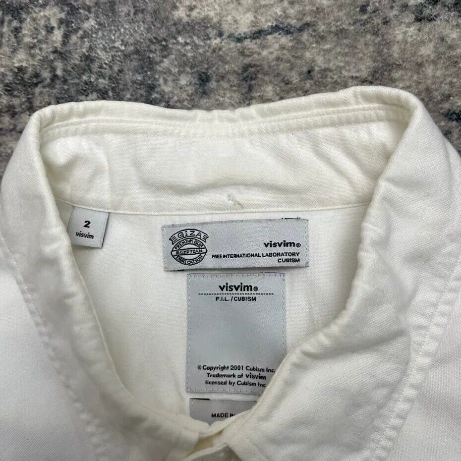 Visvim visvim giza Egyptian cotton shirt Size US M / EU 48-50 / 2 - 4 Thumbnail