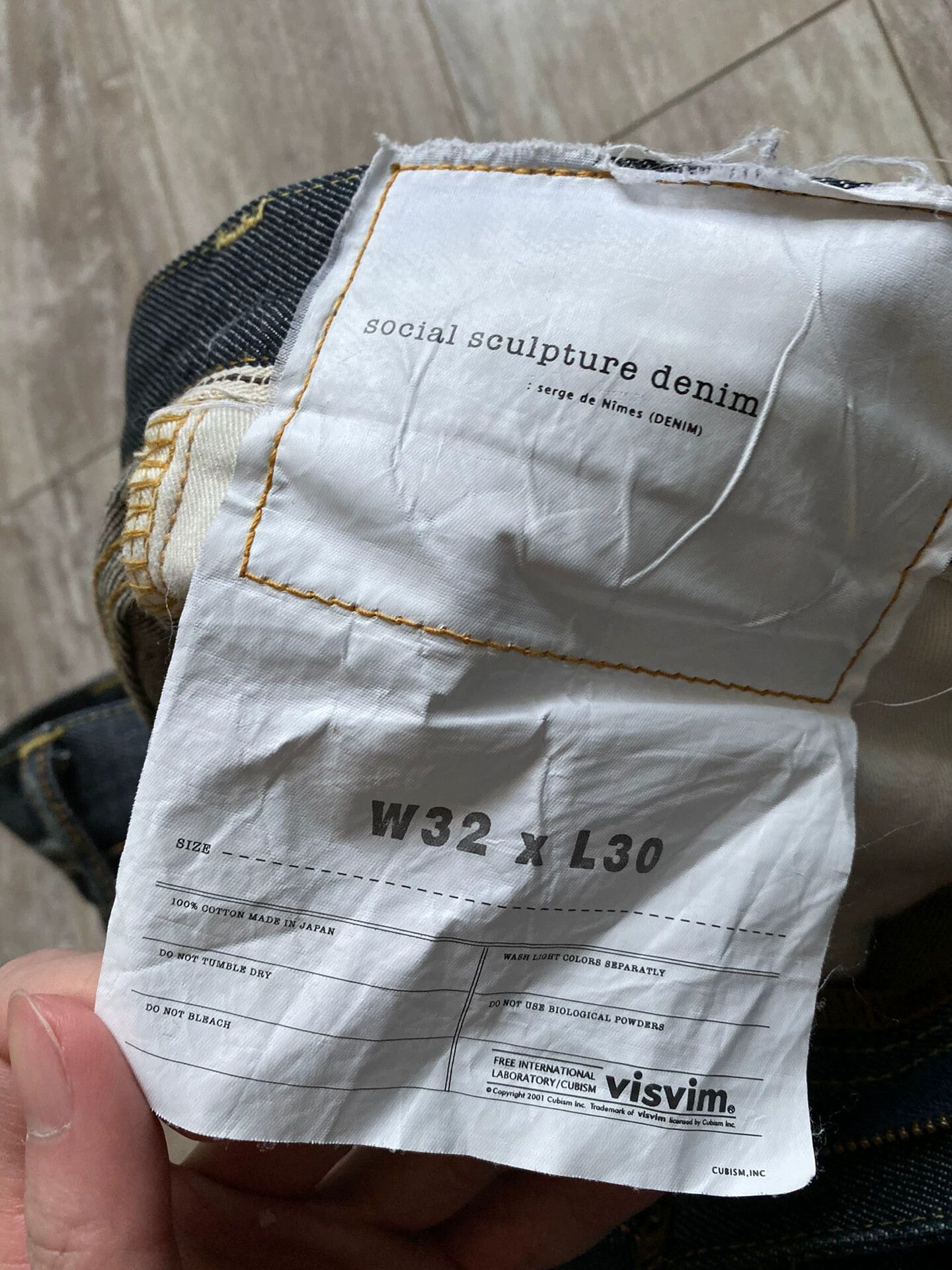 Visvim VISVIM FLUXUS 12 year old deerskin 03NW NON-WASHED Size US 32 / EU 48 - 3 Thumbnail