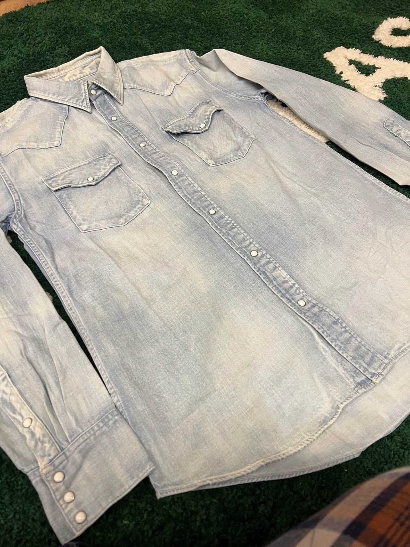 Visvim Visvim SOCIAL SCULPTURE SHIRT DMGD Size US M / EU 48-50 / 2 - 2 Thumbnail