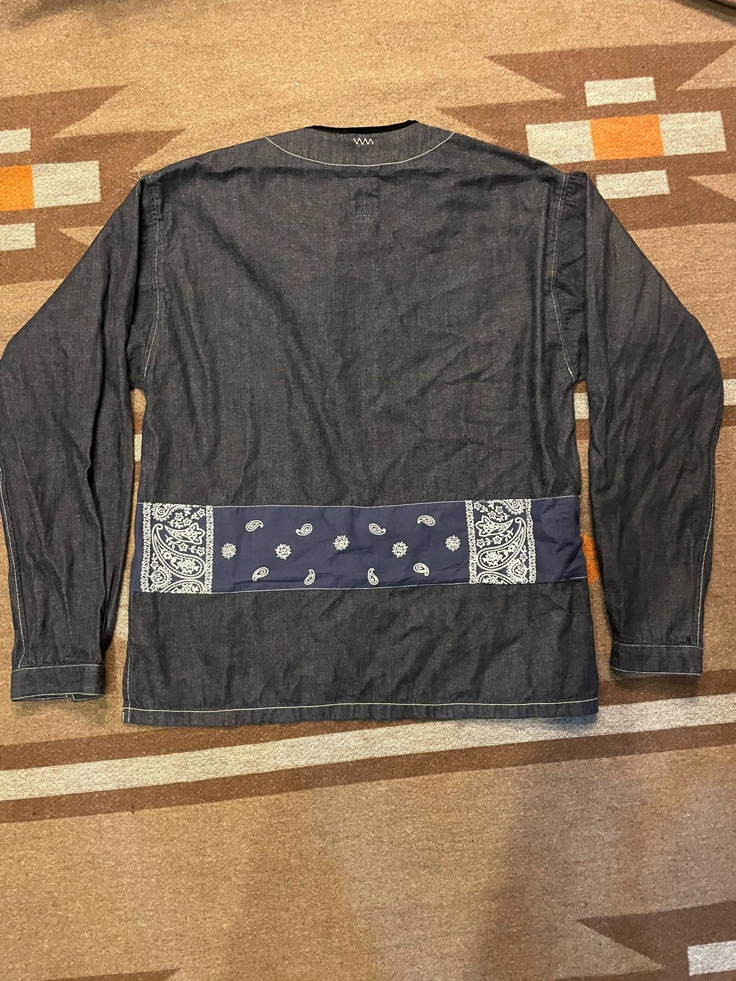 Visvim VISVIM TUNIC denim denim cashew flower shirt Size US S / EU 44-46 / 1 - 3 Thumbnail