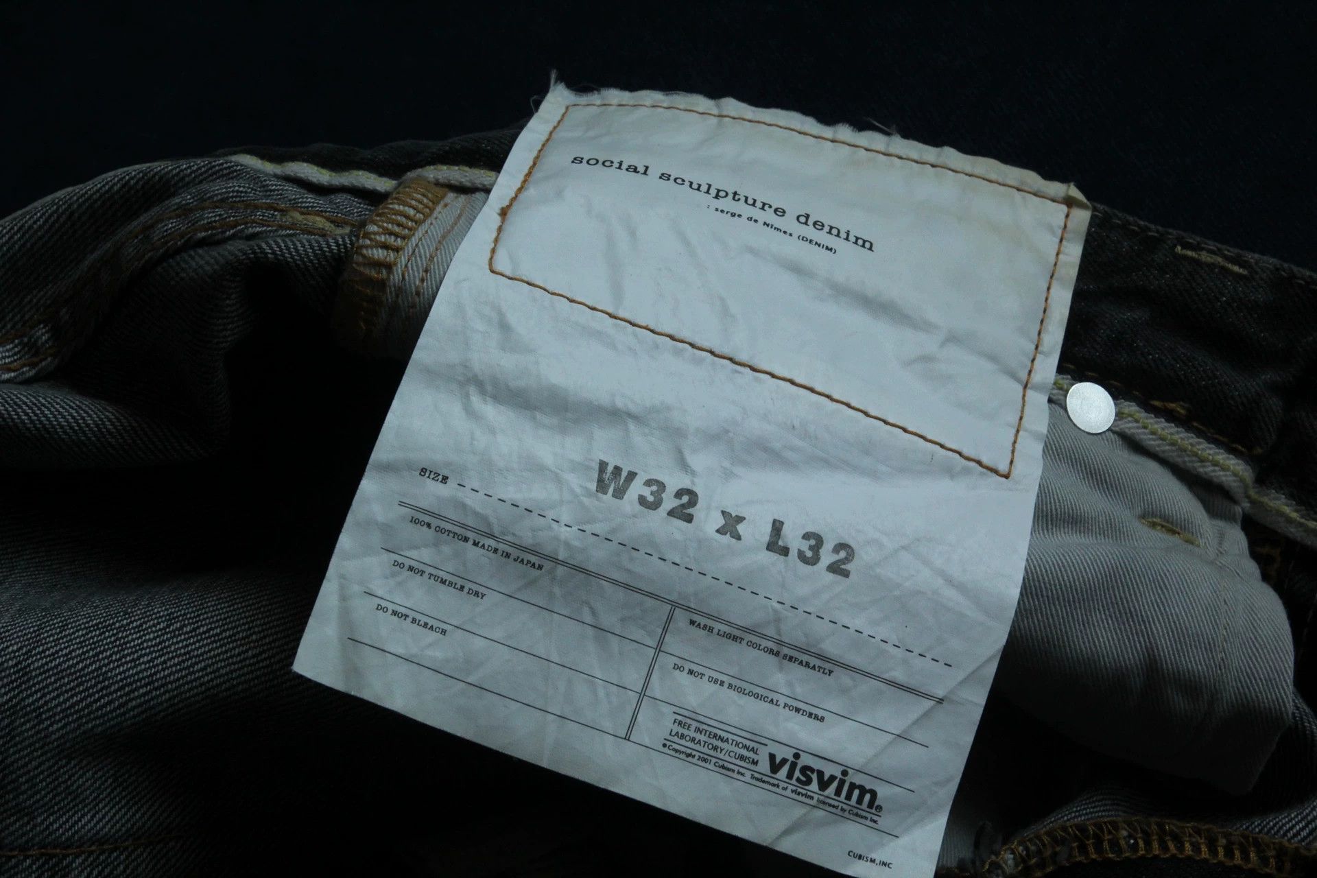 Visvim Visvim 03d5 Black wash jeans Size US 32 / EU 48 - 6 Thumbnail