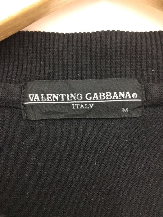 Valentino Rare!! Valentino Gabbana Sweatshirt Spellout Medium Size ...