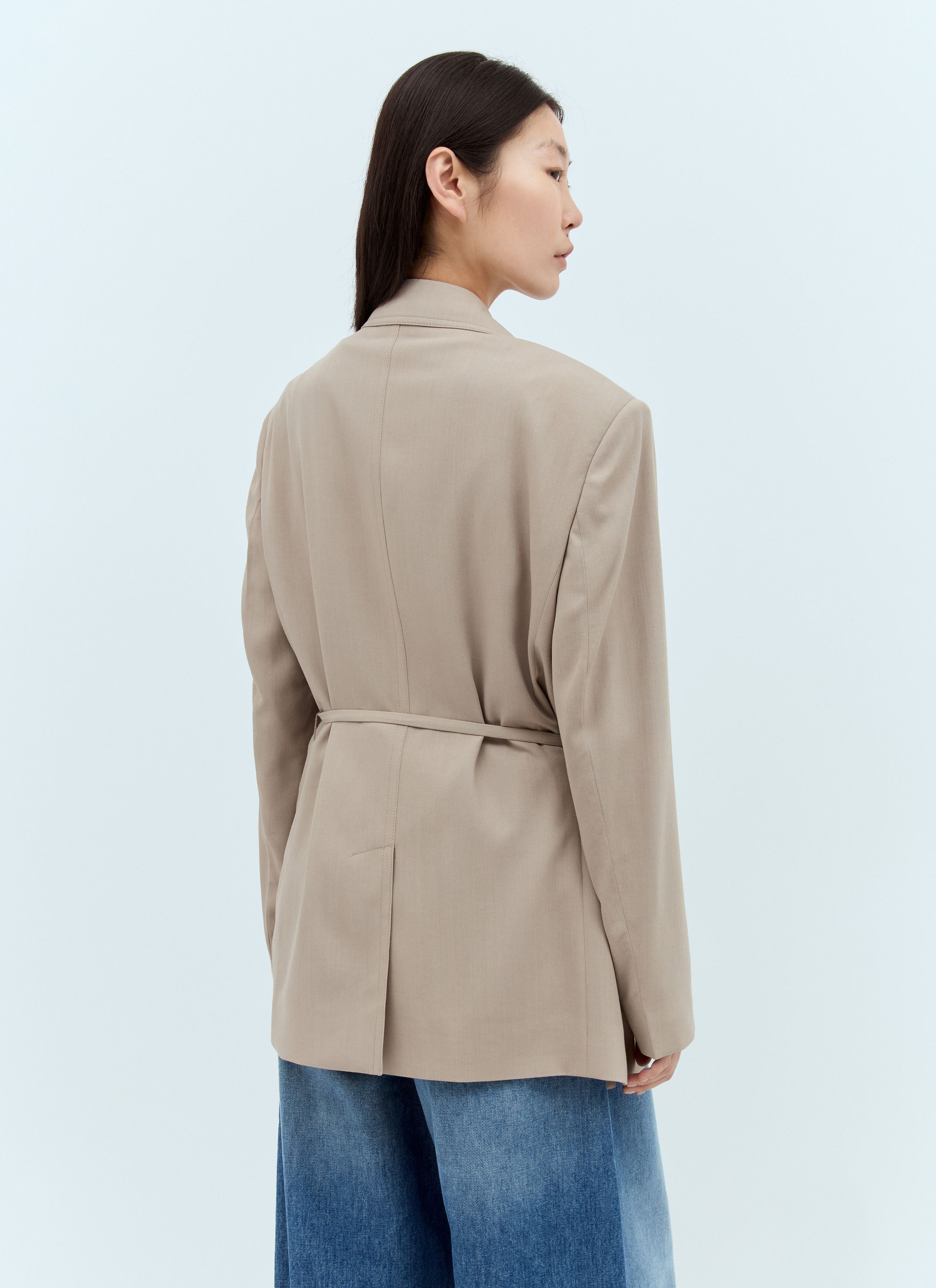 Acne Studios Peak Lapels Belted Blazer Size XS / US 0-2 / IT 36-38 - 5 Thumbnail