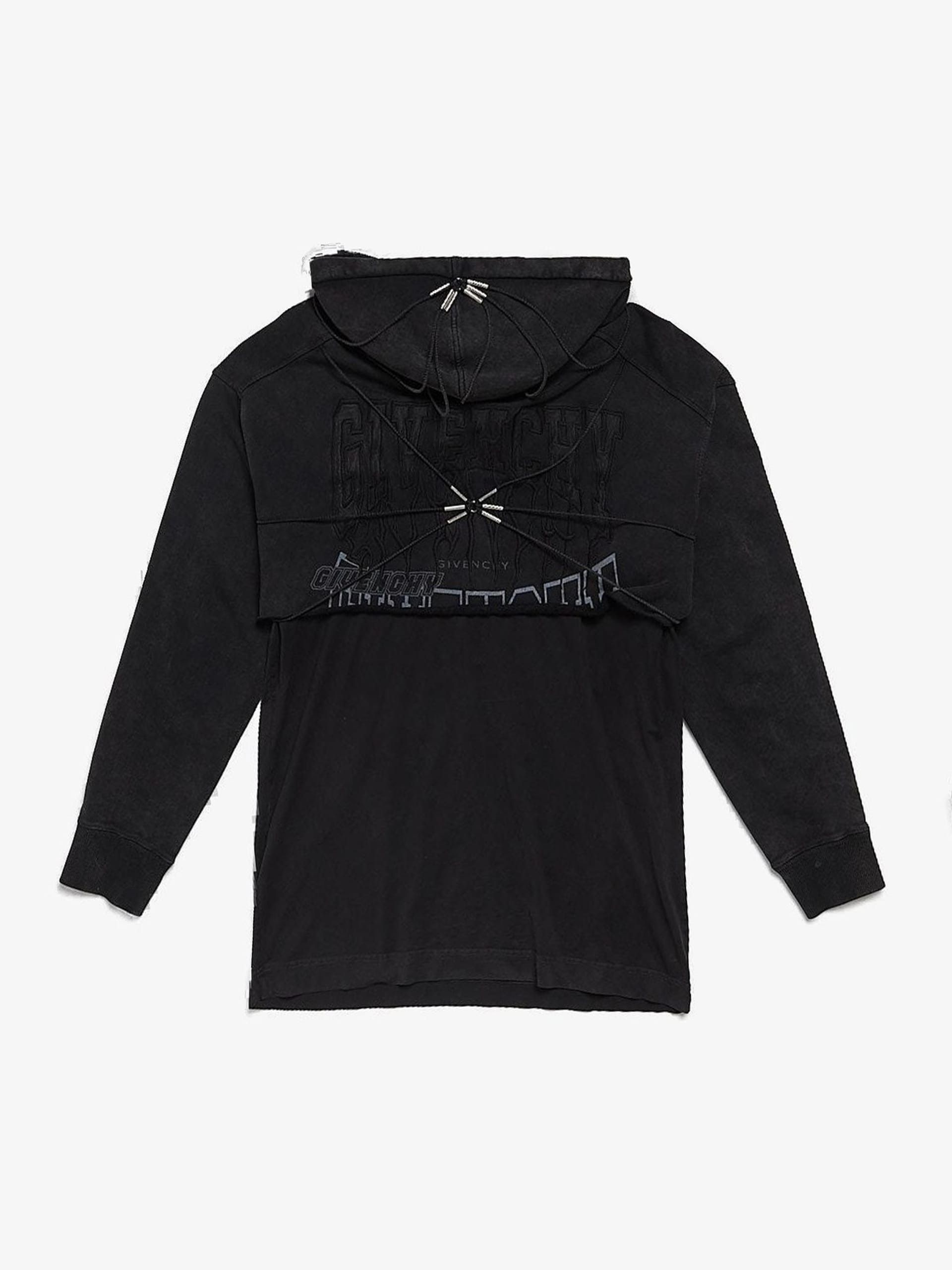 Givenchy Multilogo Layered Hoodie Size US M / EU 48-50 / 2 - 2 Thumbnail
