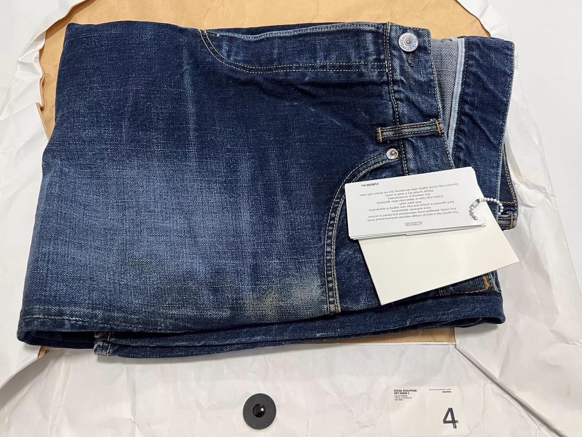 Visvim visvim 17aw ict social sculpture dry demin 3 Size US 36 / EU 52 - 9 Thumbnail