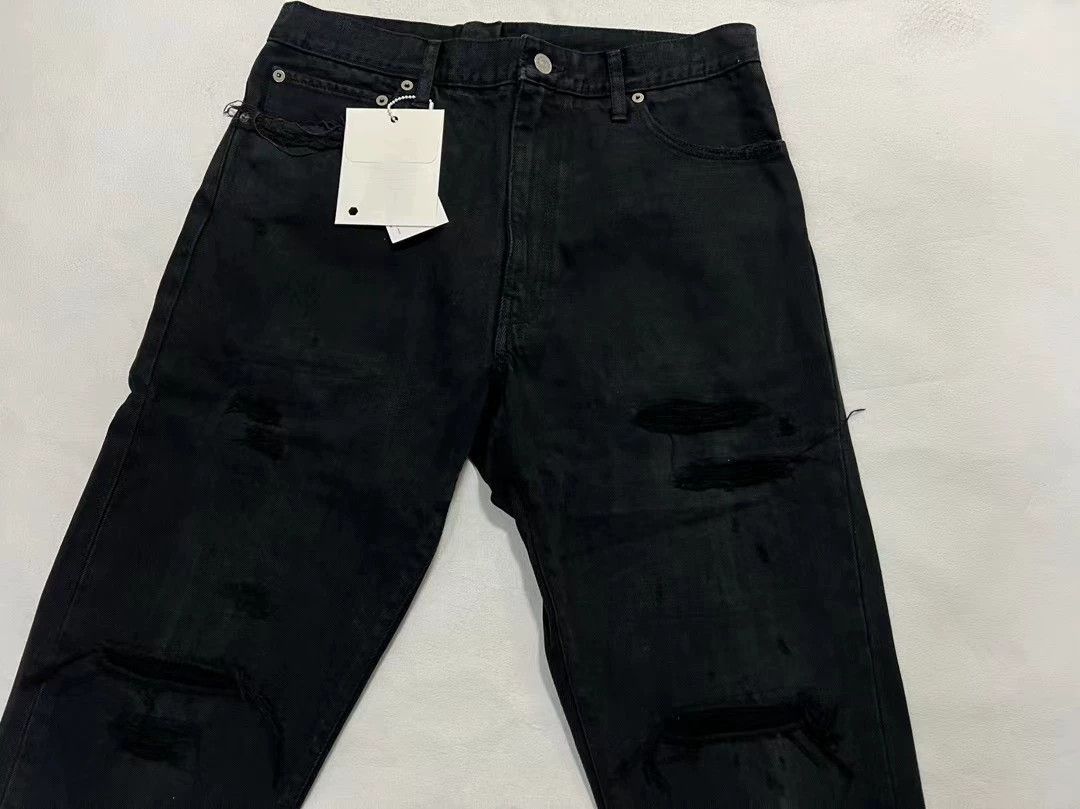 Visvim visvim 21aw journeyman pants blk tacked crash Size US 30 / EU 46 - 2 Thumbnail