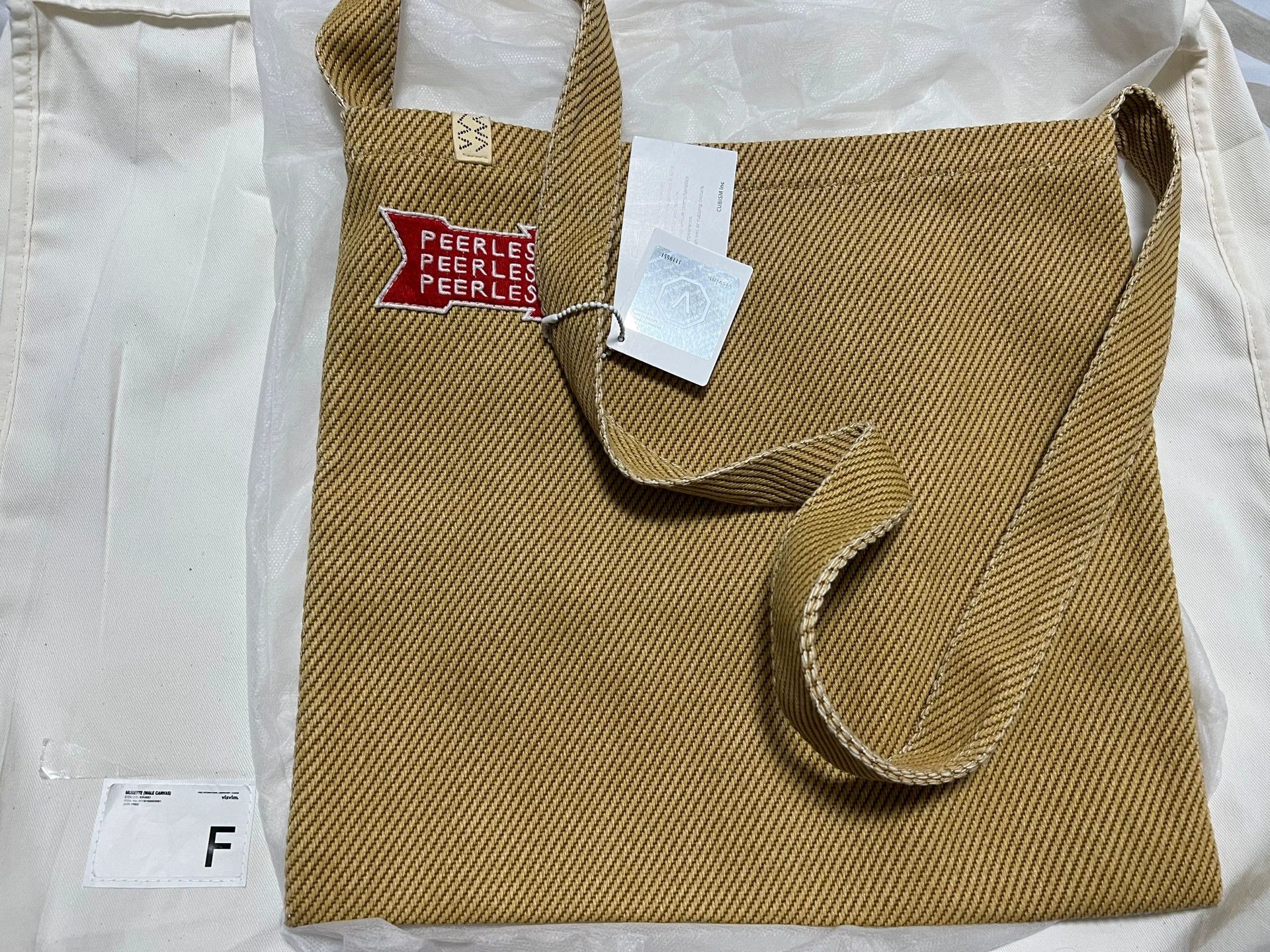 ショルダーバッグ visvim Canvas MUSETTE BAG PEERLESS ヴィスヴィム1 STAMPED MUSETTE CANVAS ショルダーバッグ visvim