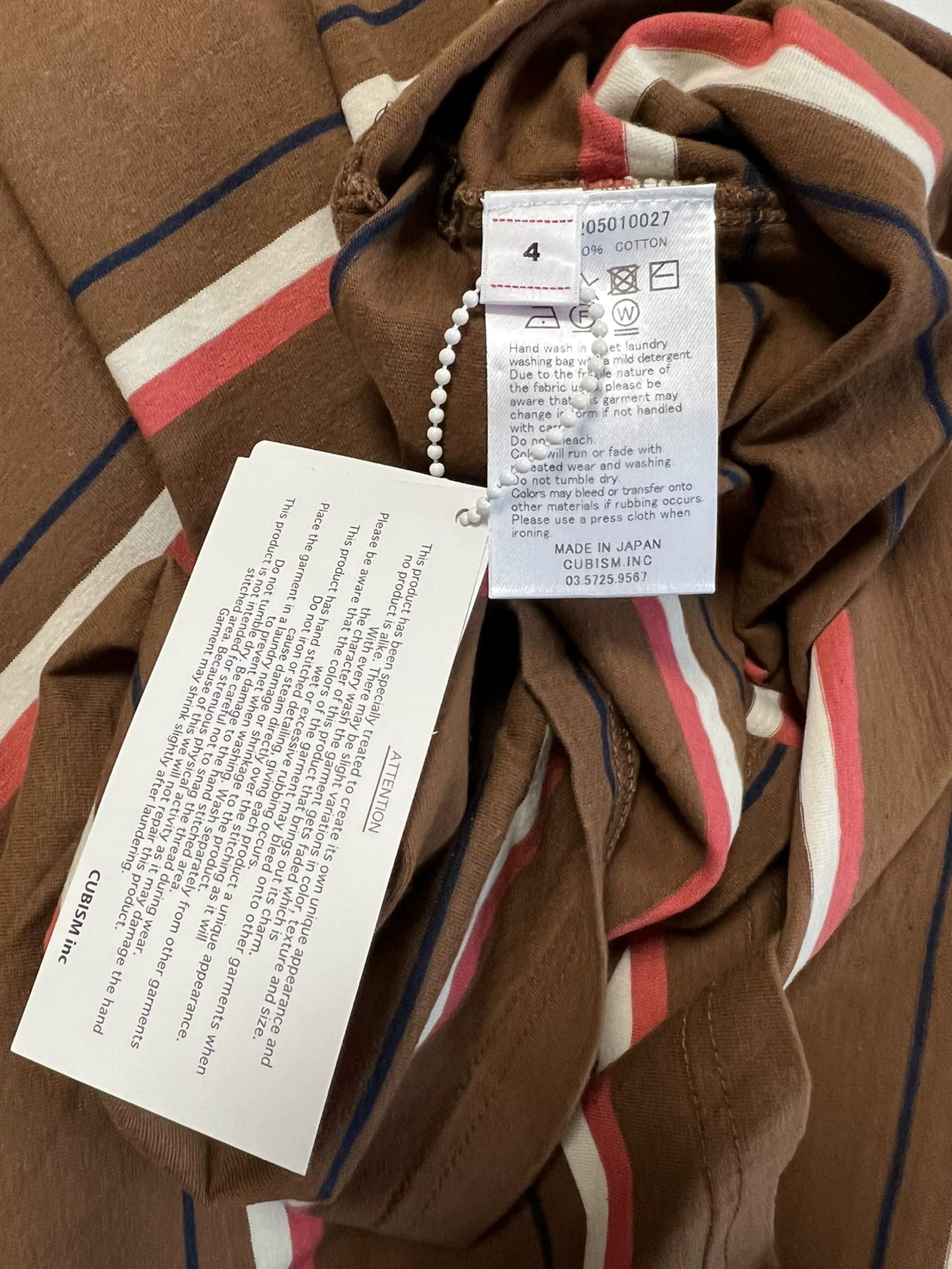 Visvim visvim 19aw border a-liner tee Size US XL / EU 56 / 4 - 7 Thumbnail