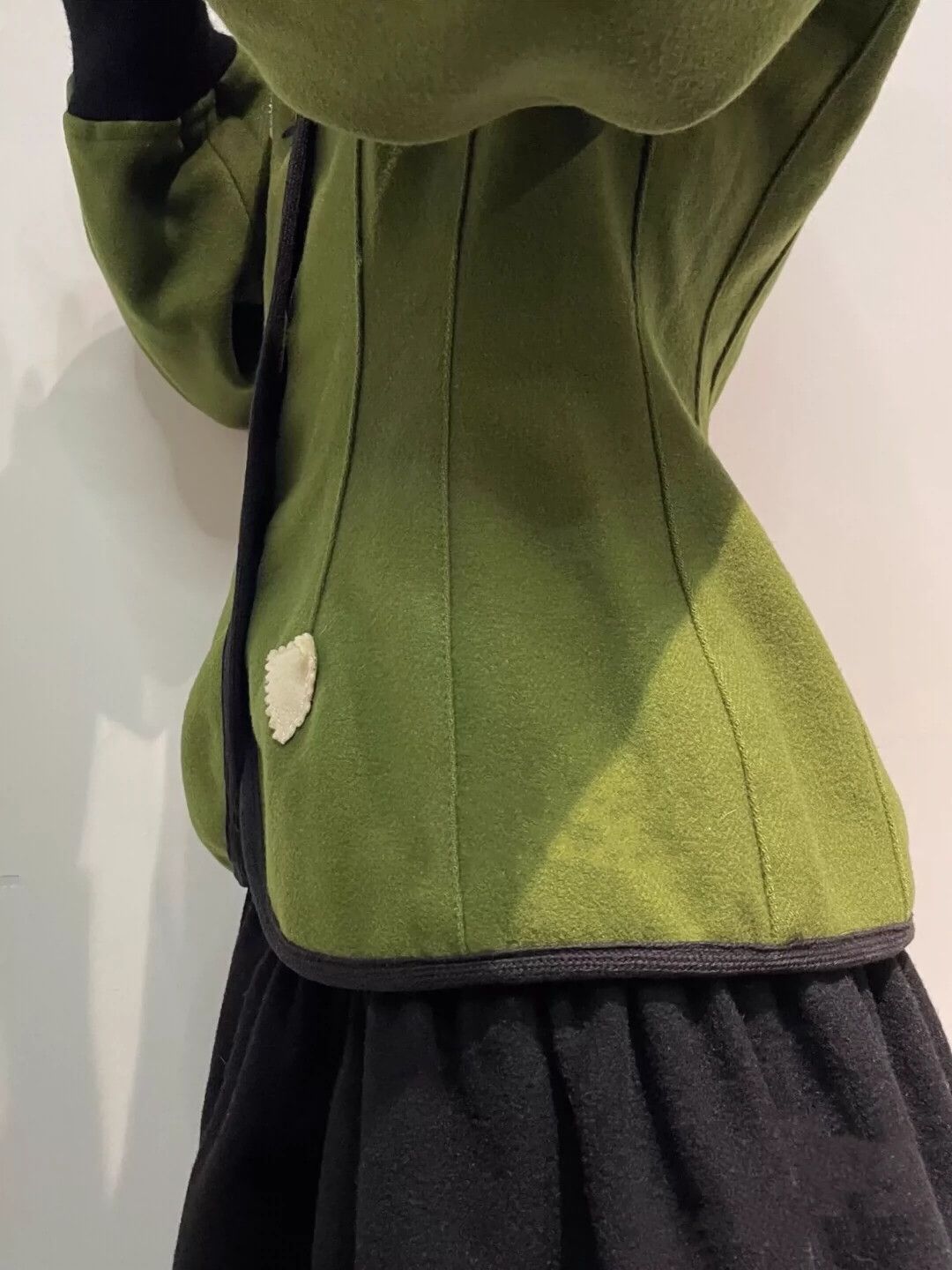 Jean Paul Gaultier Jean Paul Gaultier Wool irregular patch waist jacket Size US M / EU 48-50 / 2 - 5 Thumbnail