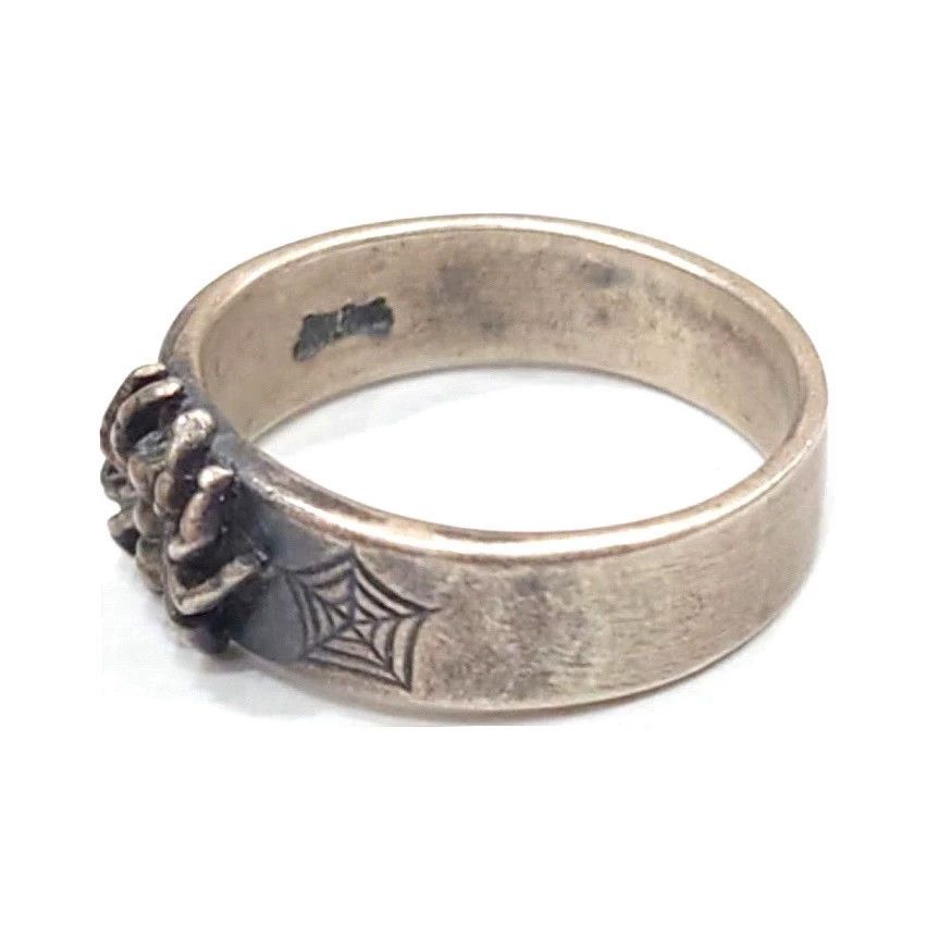 Jean Paul Gaultier Jean Paul Gaultier Sterling silver spider spider web ring Size ONE SIZE - 2 Thumbnail
