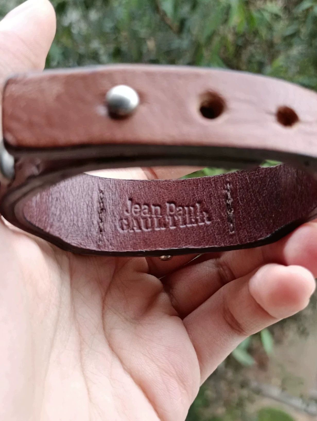 Jean Paul Gaultier Jean Paul Gaultier Leather bracelet flip watch Size ONE SIZE - 4 Thumbnail
