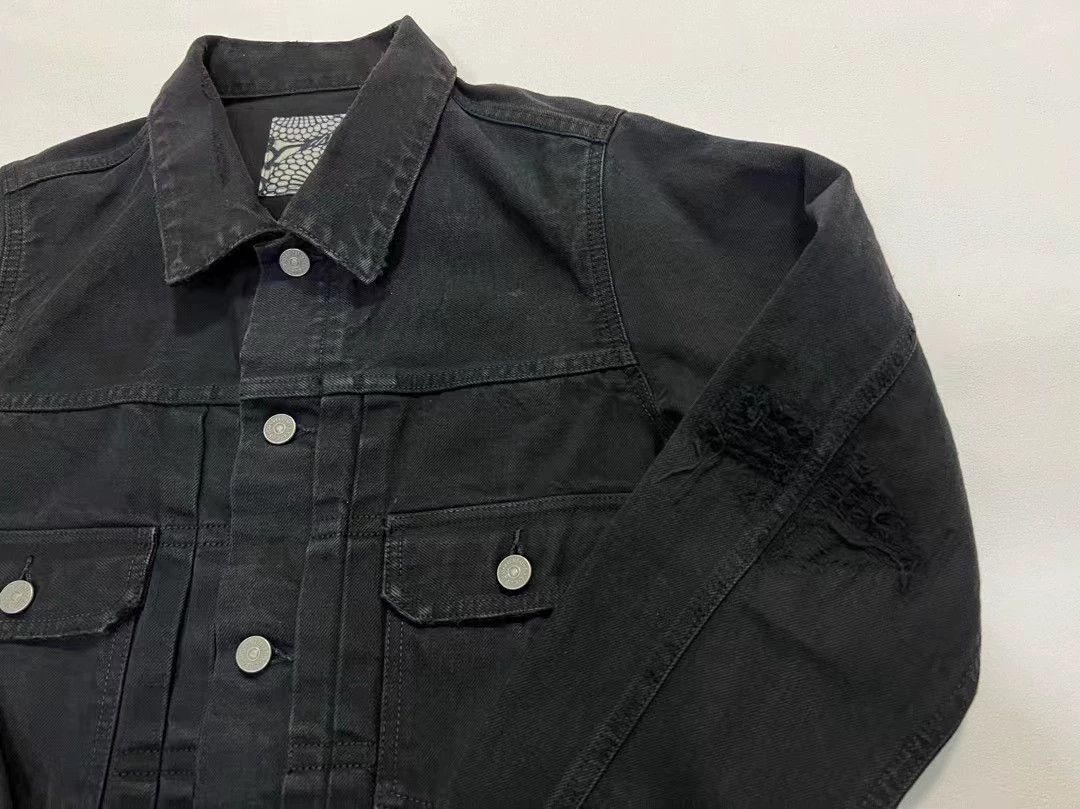 Visvim VISVIM ICT 101 JKT CMYK BLK DMGD-1006 Size US M / EU 48-50 / 2 - 3 Thumbnail