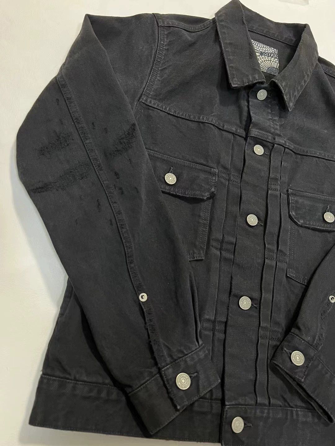 Visvim VISVIM ICT 101 JKT CMYK BLK DMGD-1006 Size US M / EU 48-50 / 2 - 2 Thumbnail