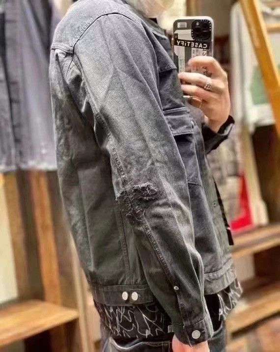 Visvim VISVIM ICT 101 JKT CMYK BLK DMGD-1006 Size US M / EU 48-50 / 2 - 9 Thumbnail