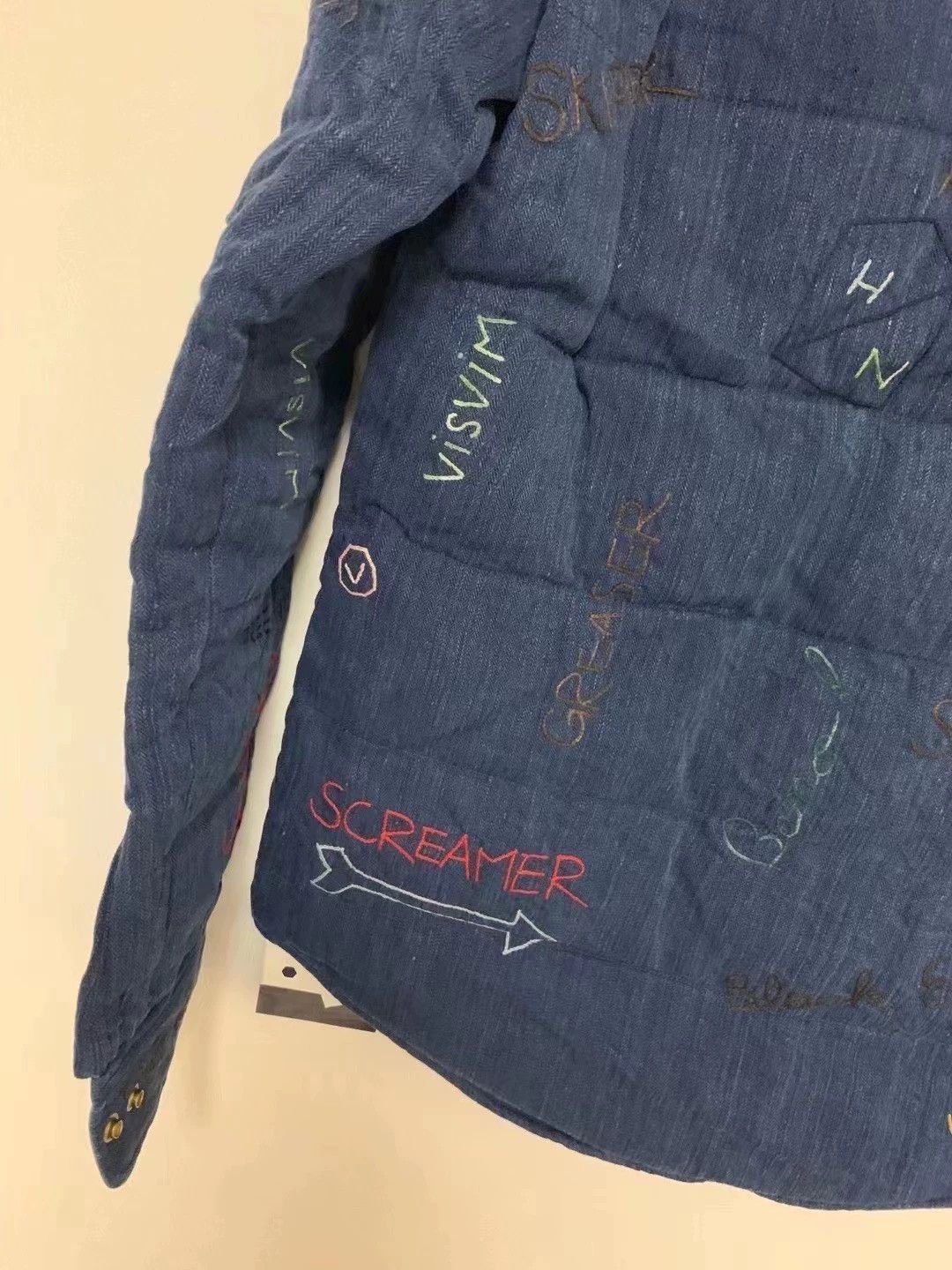 Visvim visvim 15ss spot kerchief down jkt icon embroidery Size US M / EU 48-50 / 2 - 8 Thumbnail