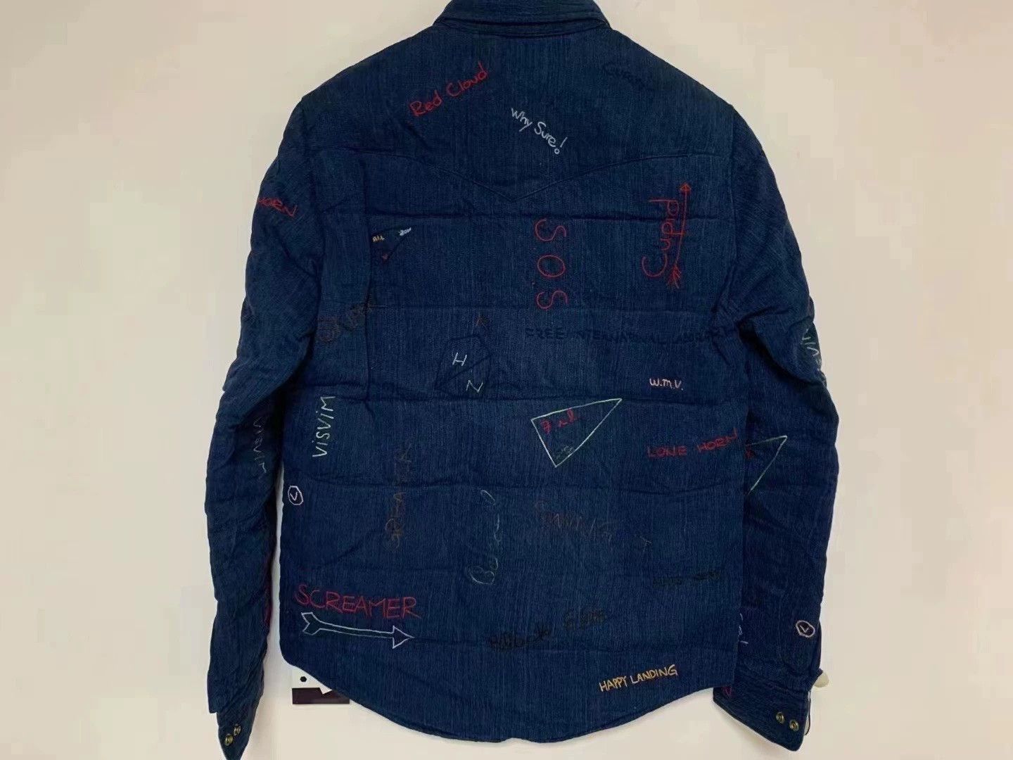 Visvim visvim 15ss spot kerchief down jkt icon embroidery Size US M / EU 48-50 / 2 - 7 Thumbnail