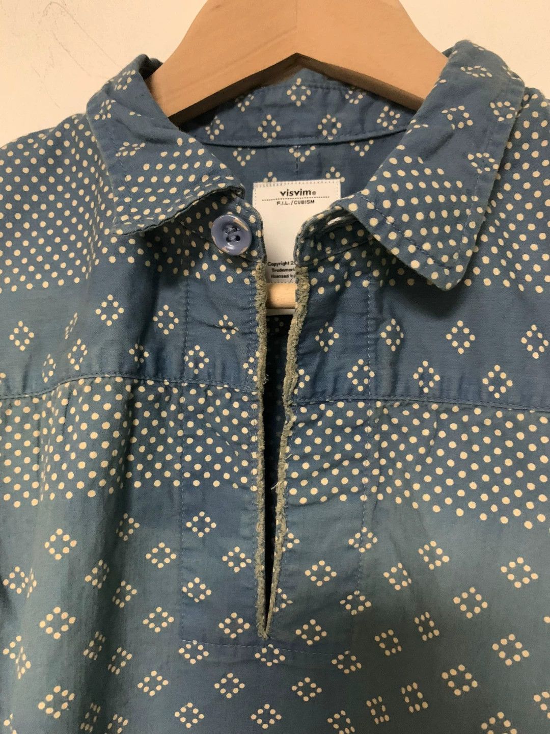 Visvim visvim 14ss kerchief dots tunic shirt Size US S / EU 44-46 / 1 - 2 Thumbnail