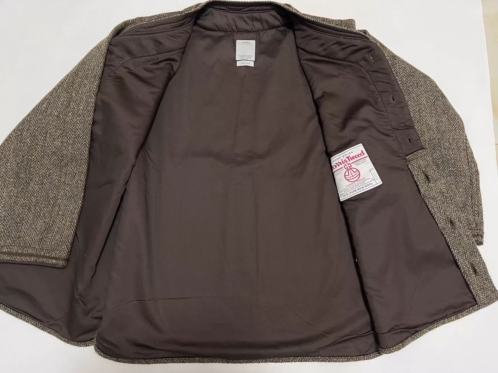 Visvim visvim 16AW SPOT DUGOUT SHIRT L/S (HARRIS TWEED) Size US M / EU 48-50 / 2 - 8 Thumbnail