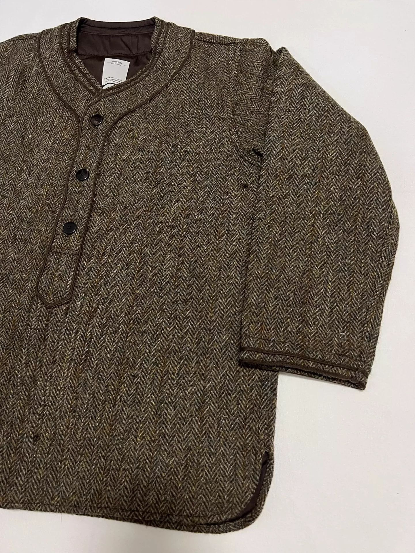Visvim visvim 16AW SPOT DUGOUT SHIRT L/S (HARRIS TWEED) Size US M / EU 48-50 / 2 - 6 Thumbnail