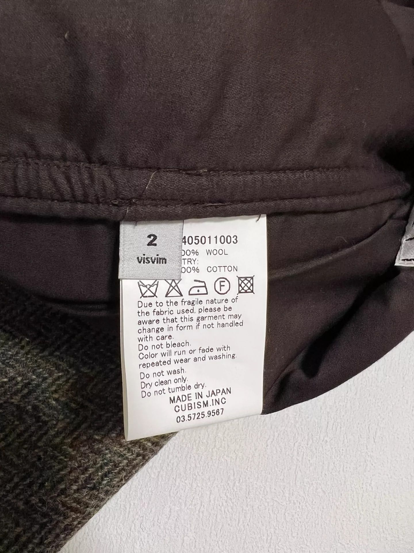 Visvim visvim 16AW SPOT DUGOUT SHIRT L/S (HARRIS TWEED) Size US M / EU 48-50 / 2 - 9 Thumbnail