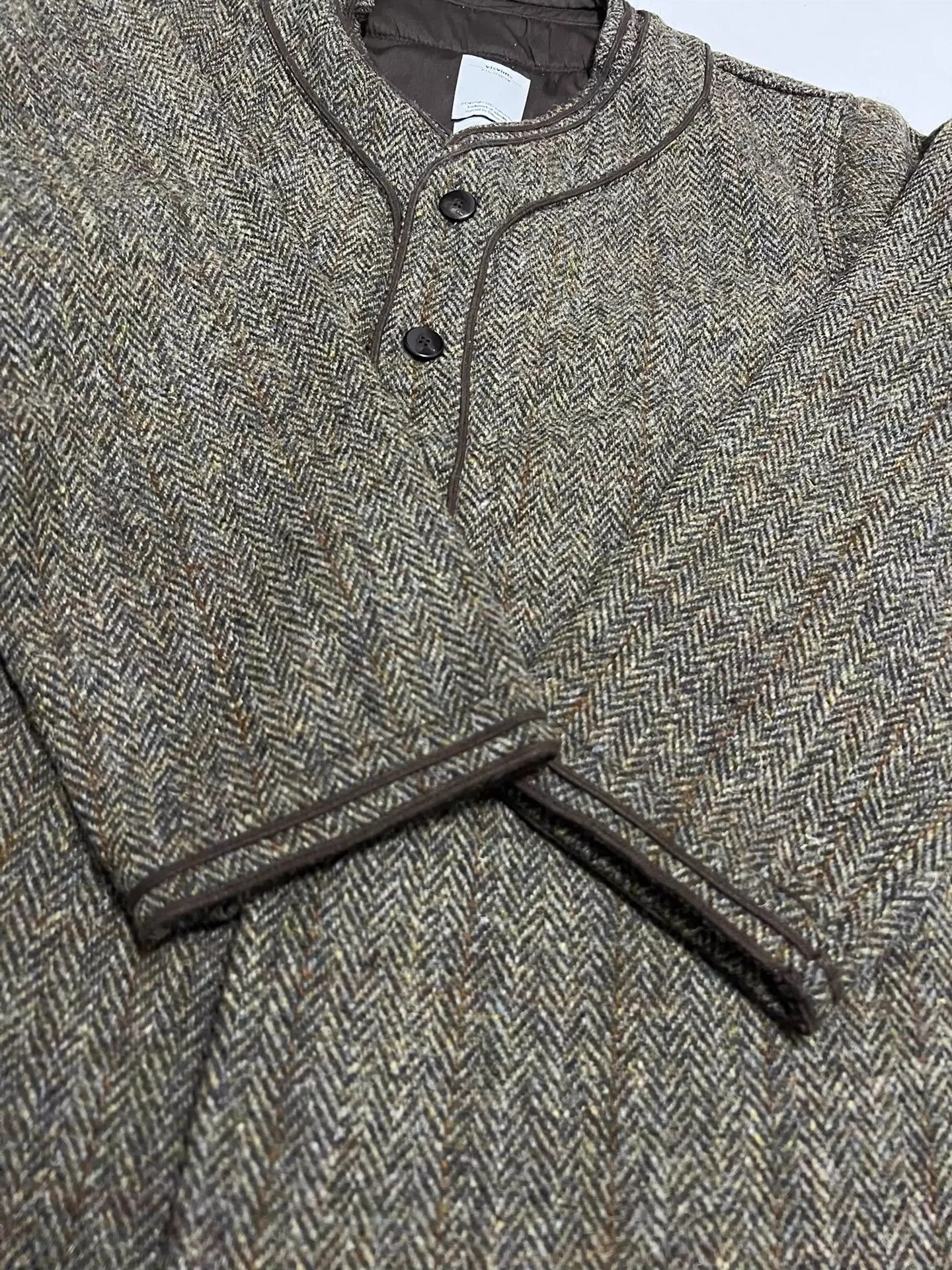 Visvim visvim 16AW SPOT DUGOUT SHIRT L/S (HARRIS TWEED) Size US M / EU 48-50 / 2 - 7 Thumbnail