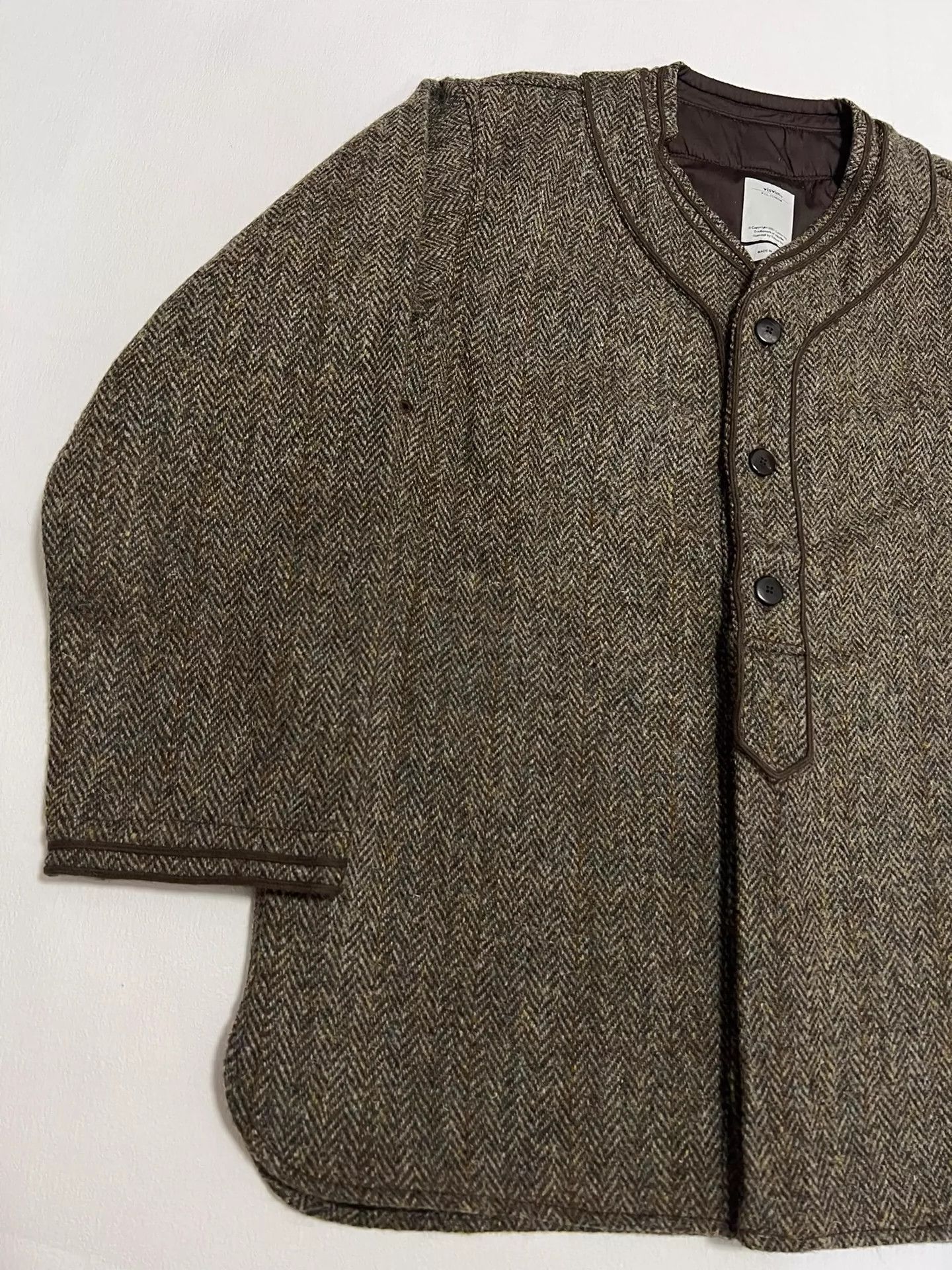 Visvim visvim 16AW SPOT DUGOUT SHIRT L/S (HARRIS TWEED) Size US M / EU 48-50 / 2 - 5 Thumbnail