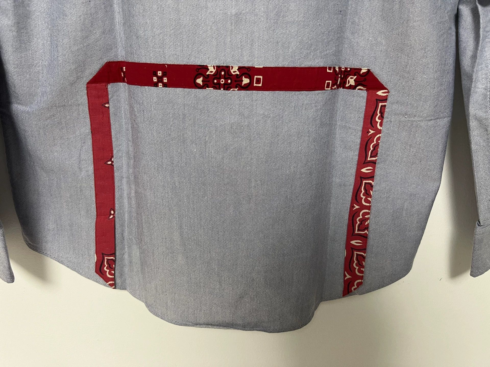 Visvim visvim 18ss v+v nation shirt giza ox Size US M / EU 48-50 / 2 - 5 Thumbnail