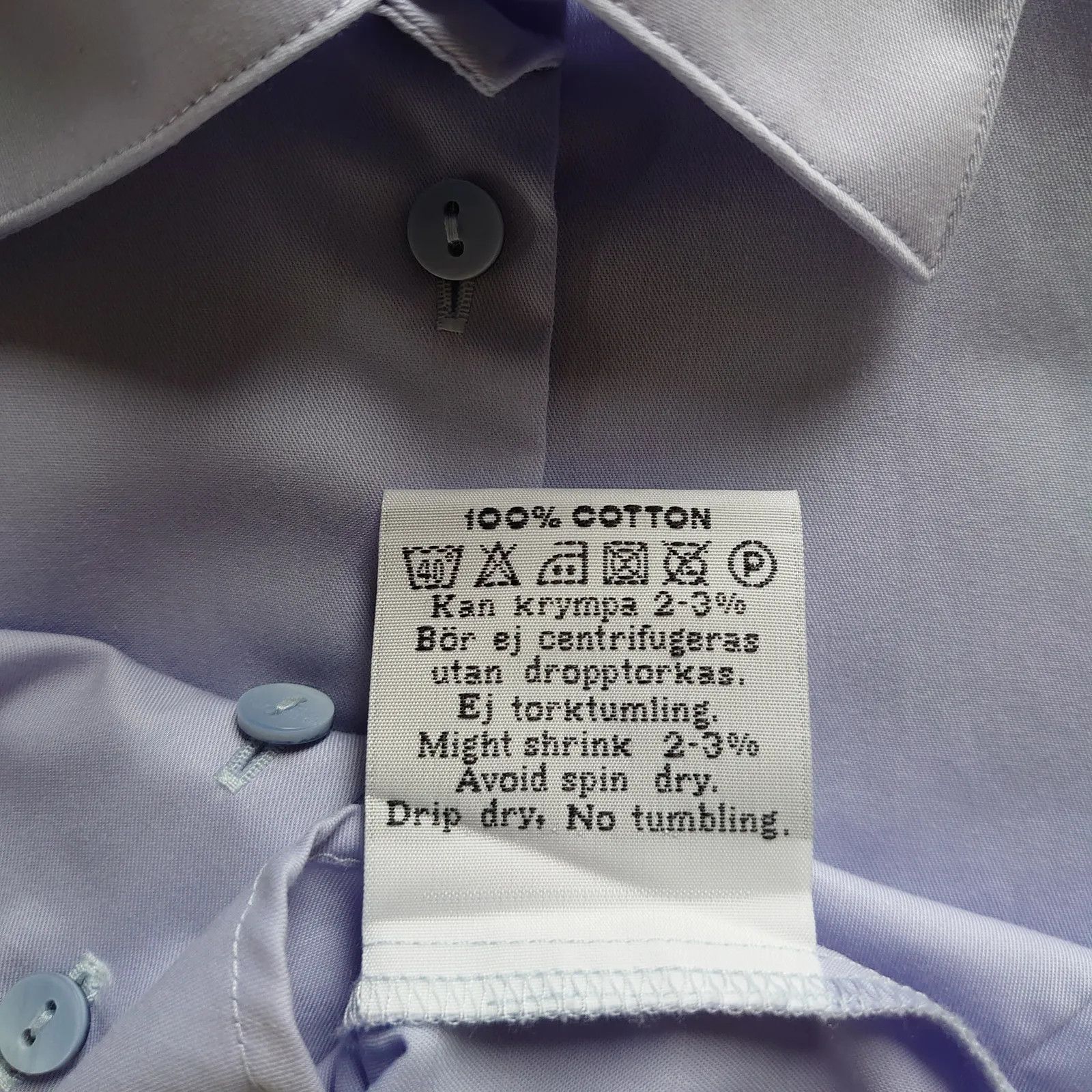 Other THE SHIRT FACTORY Wash & Wear Shirt Size XS / US 0-2 / IT 36-38 - 3 Thumbnail