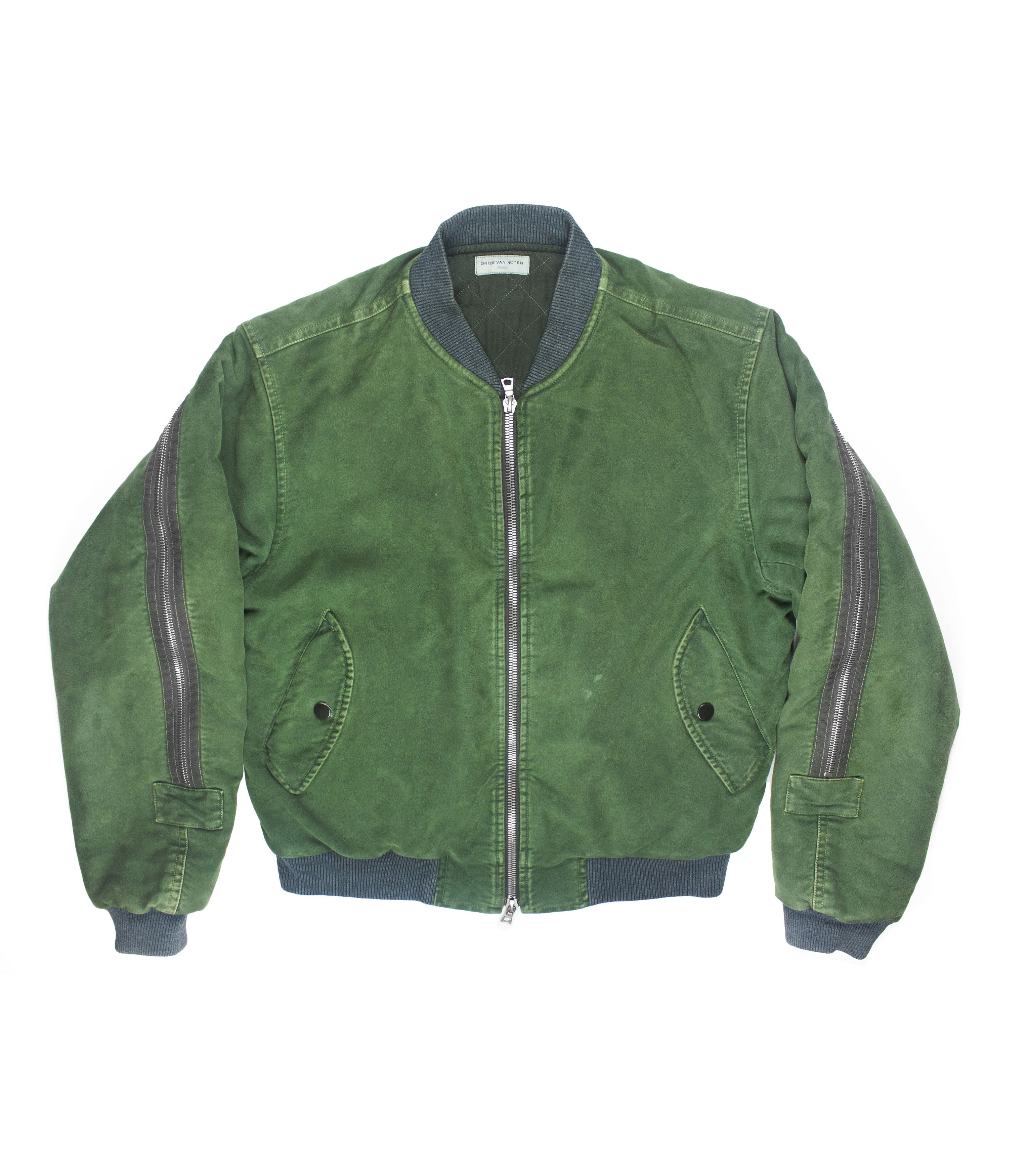 Dries Van Noten AW2014 Backzip Bomber Jacket | Grailed