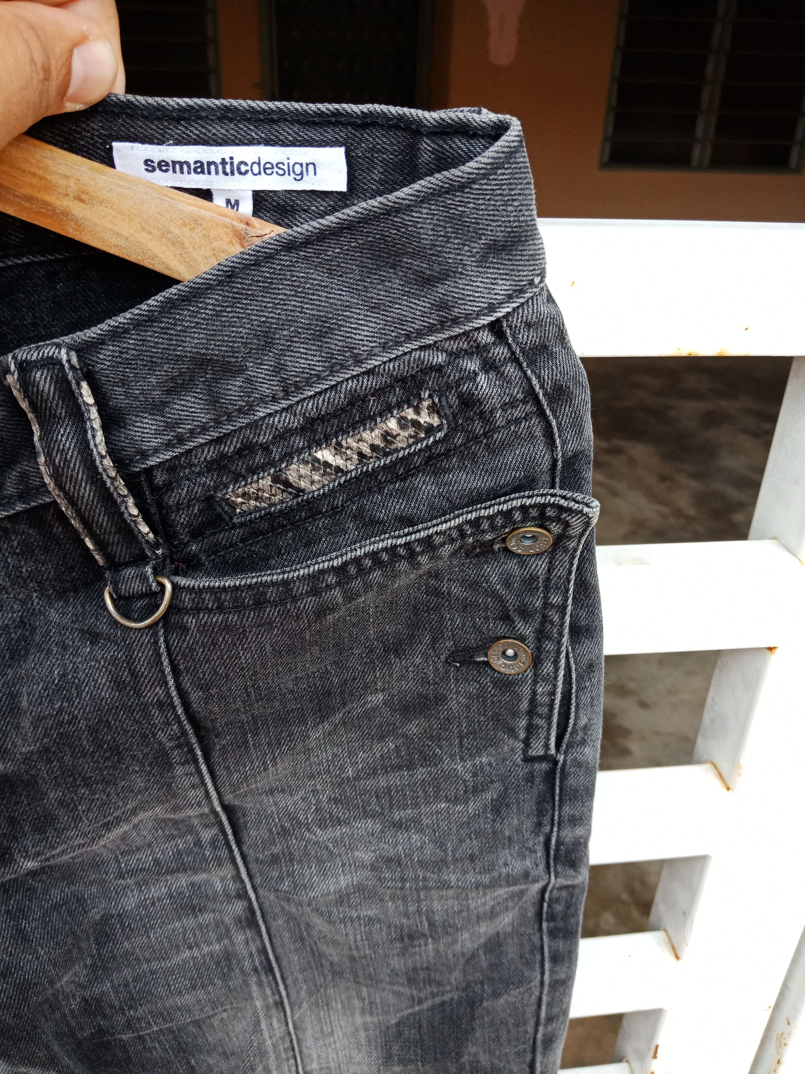 semanticdesign Semanthic Design Snake Design Pants Size US 31 - 11 Thumbnail