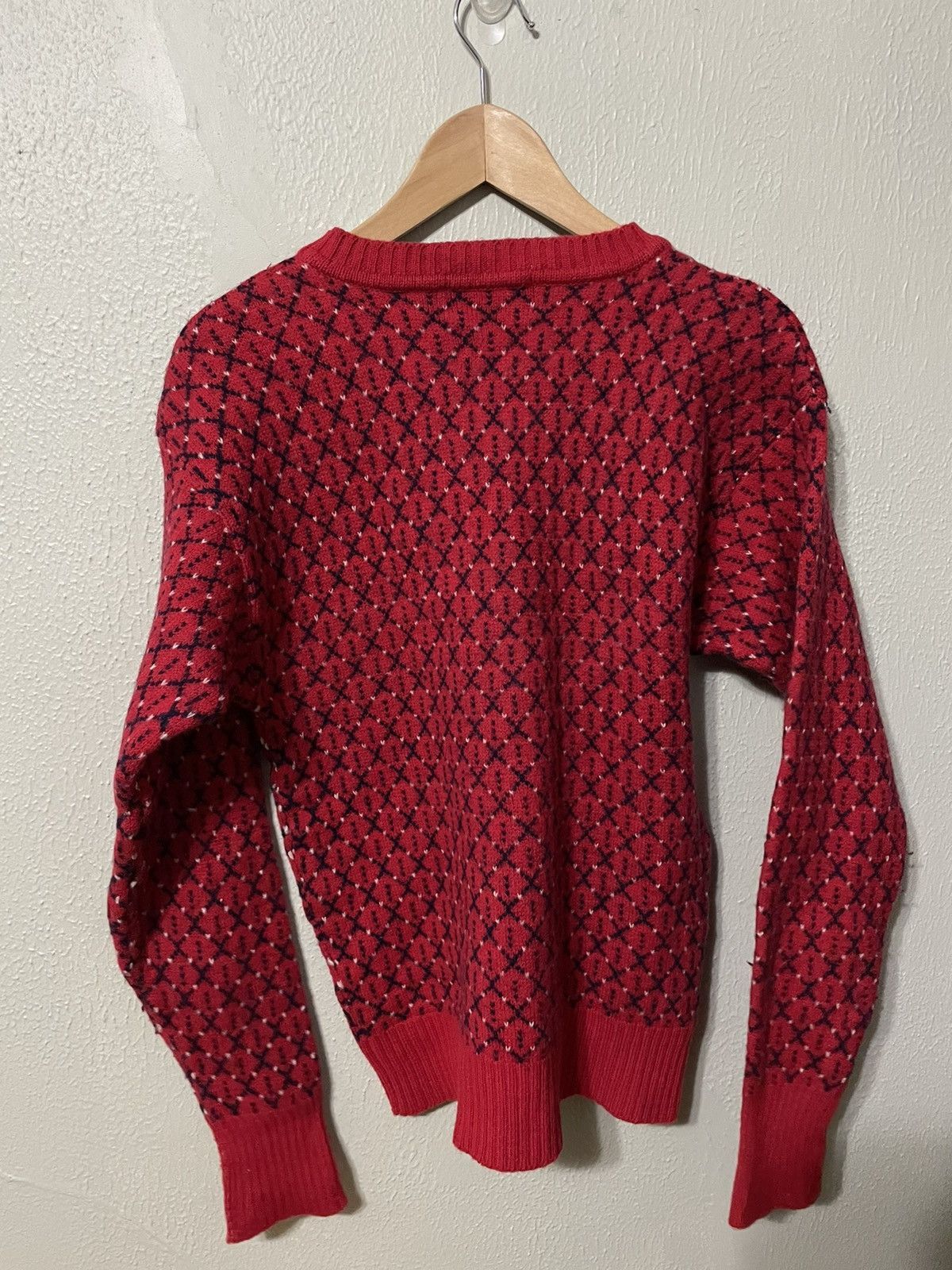 Vintage Vintage 1970s Cross Hatch Knit Sweater Size US S / EU 44-46 / 1 - 3 Thumbnail
