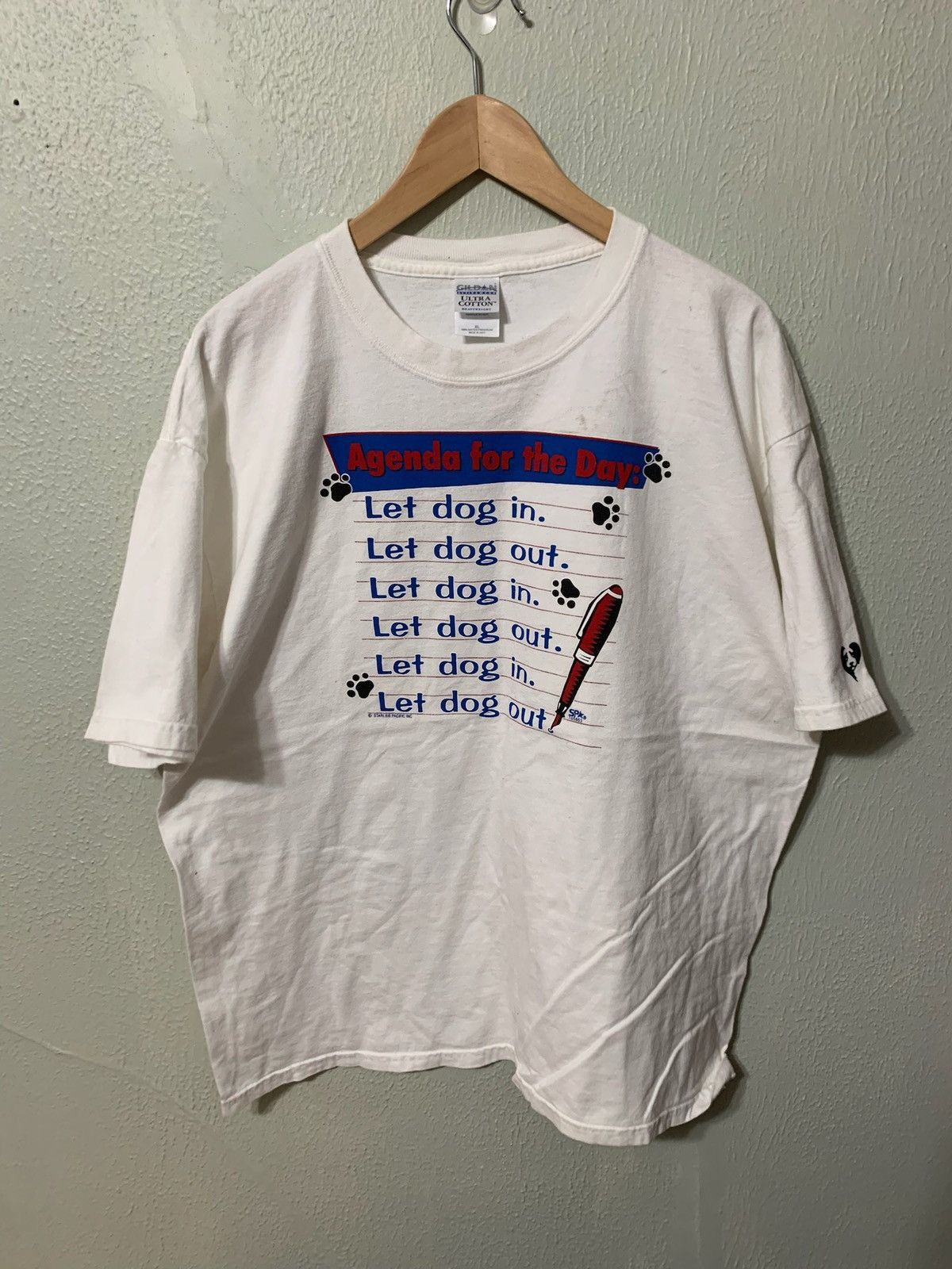 Vintage Vintage Day Dog Humane T-Shirt Size US XL / EU 56 / 4 - 1 Thumbnail