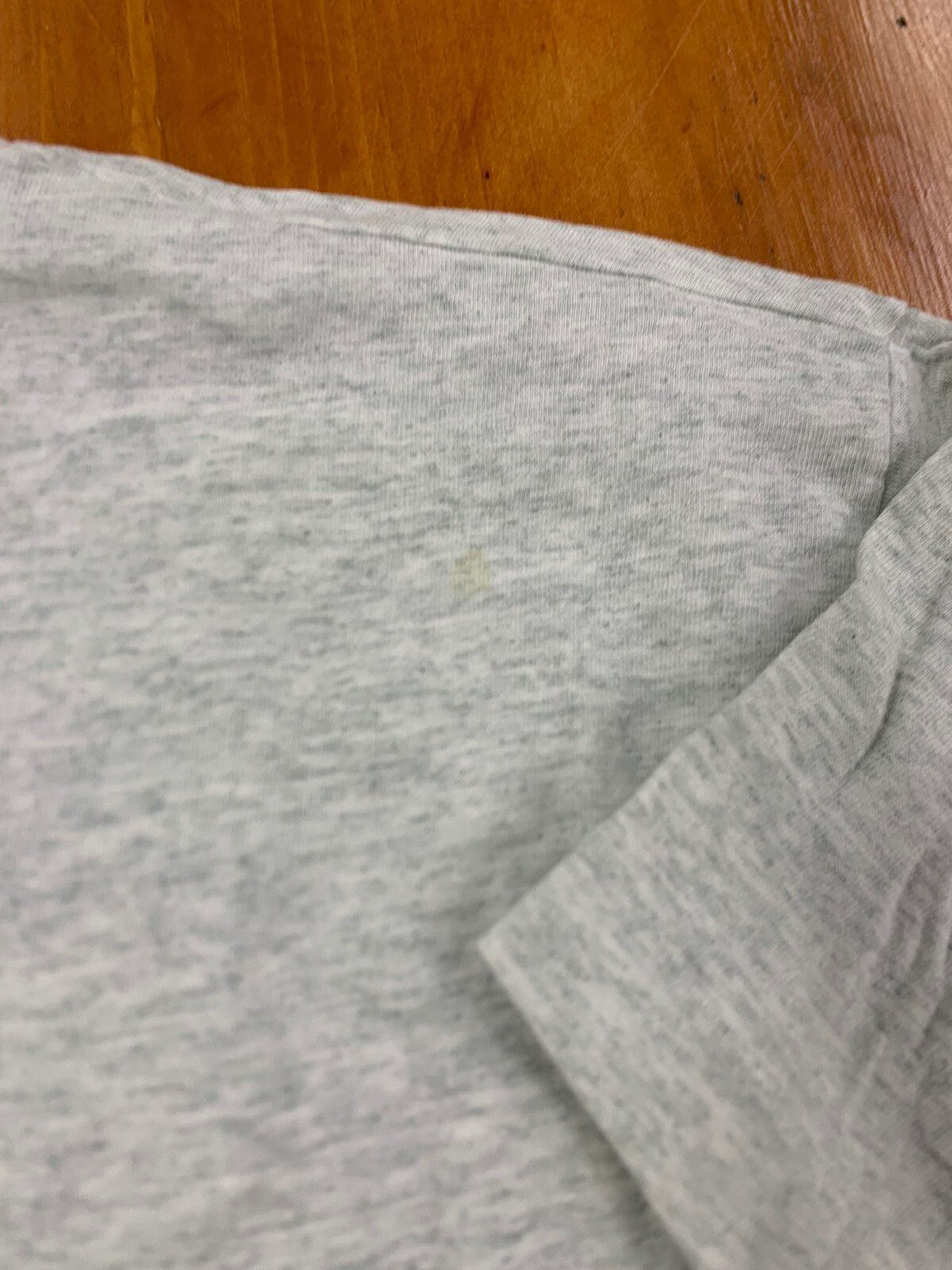 Vintage Vintage 80s Blank Grey Tee Size US XL / EU 56 / 4 - 4 Thumbnail