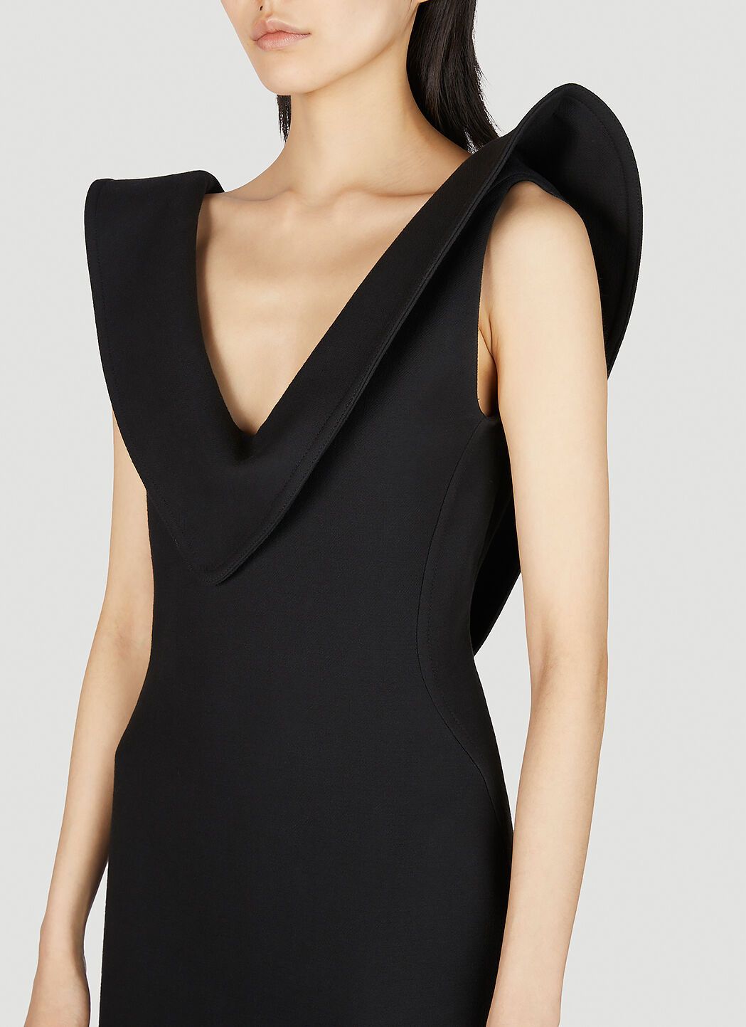 Bottega Veneta Structured Midi Dress Size S / US 4 / IT 40 - 5 Thumbnail