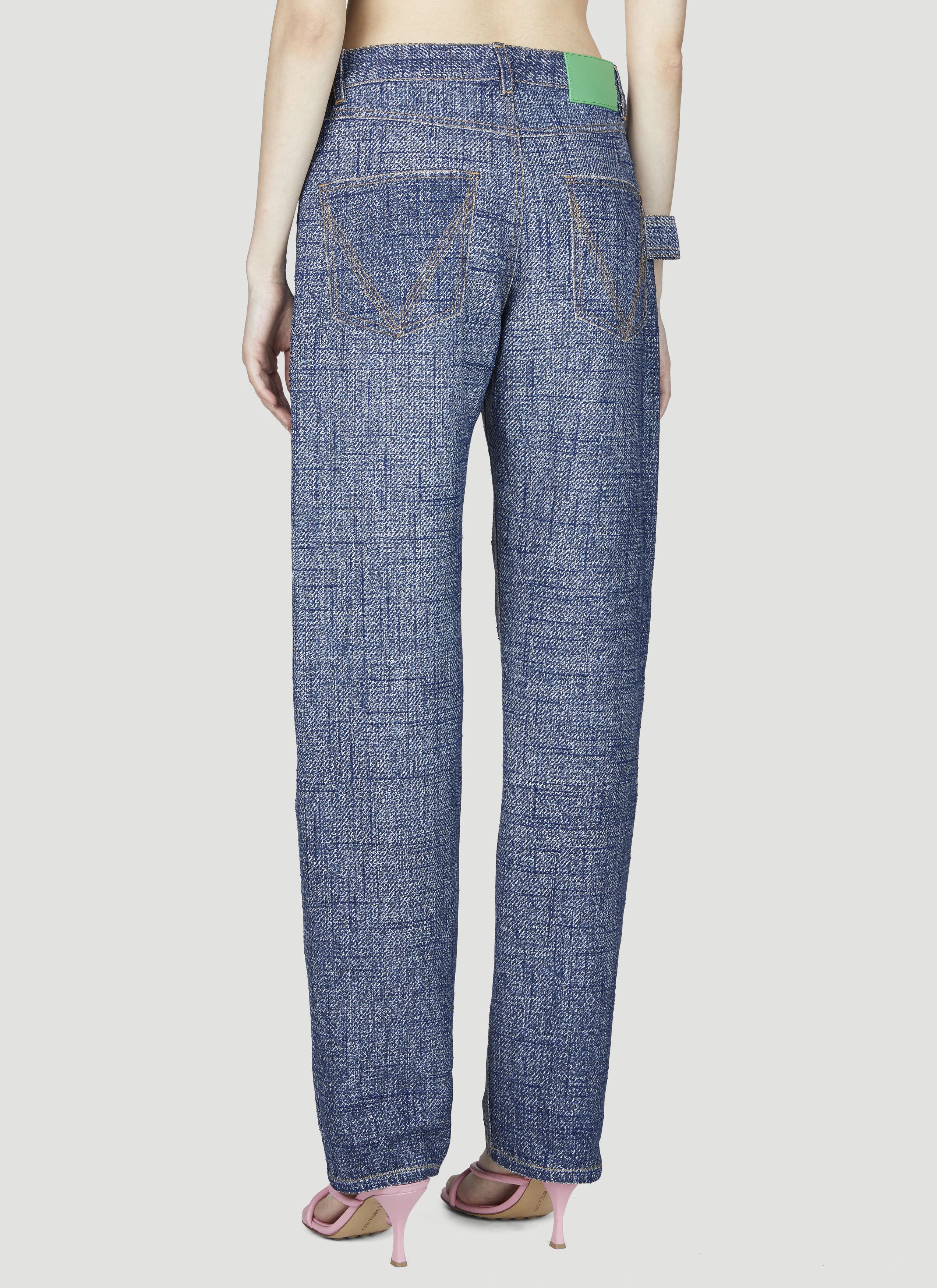 Bottega Veneta Denim Print Pants Size 27" / US 4 / IT 40 - 4 Thumbnail