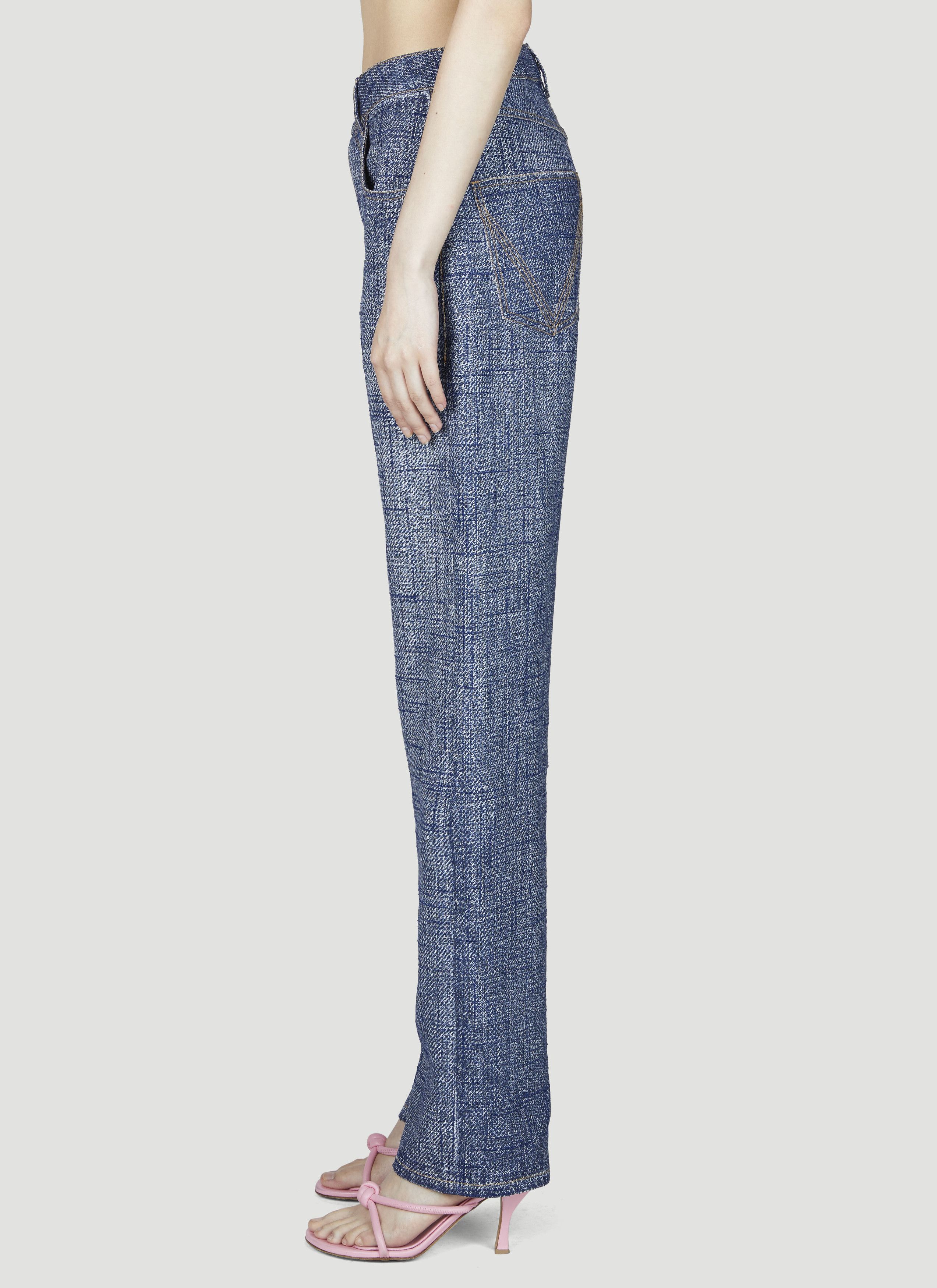 Bottega Veneta Denim Print Pants Size 27" / US 4 / IT 40 - 3 Thumbnail