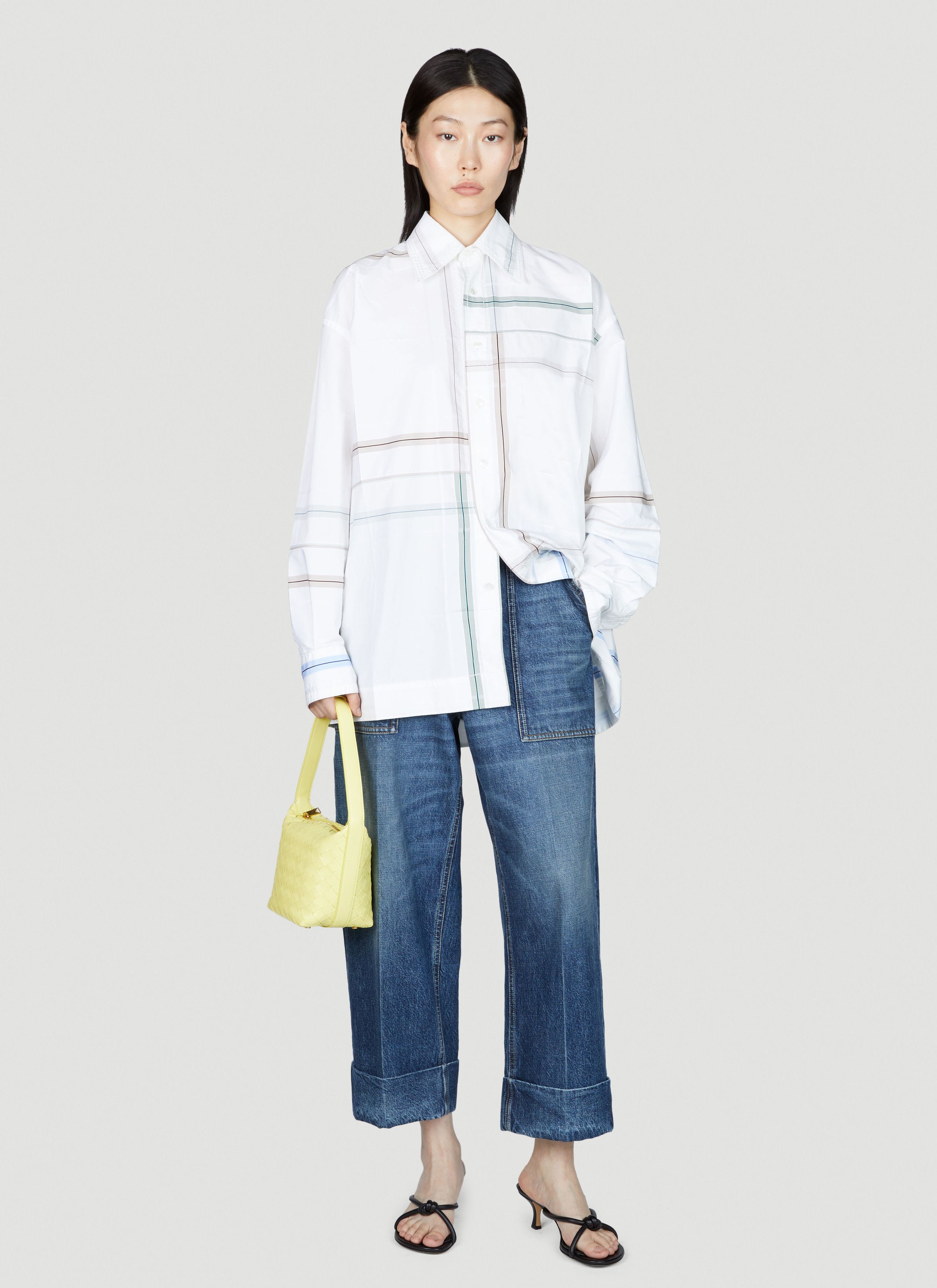 Bottega Veneta Stripe Shirt Size S / US 4 / IT 40 - 2 Thumbnail